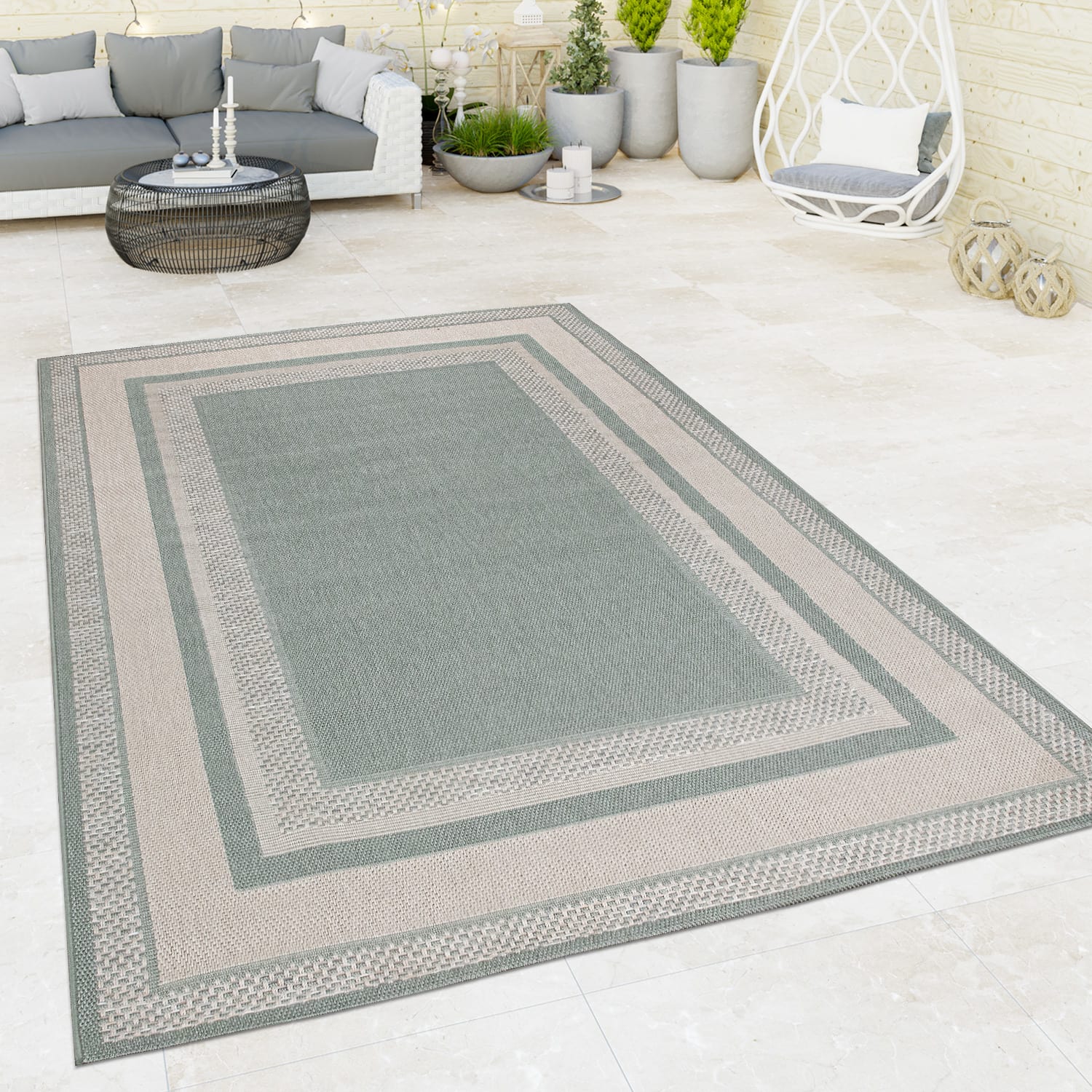 In- & Outdoor-Teppich Vermont Grün