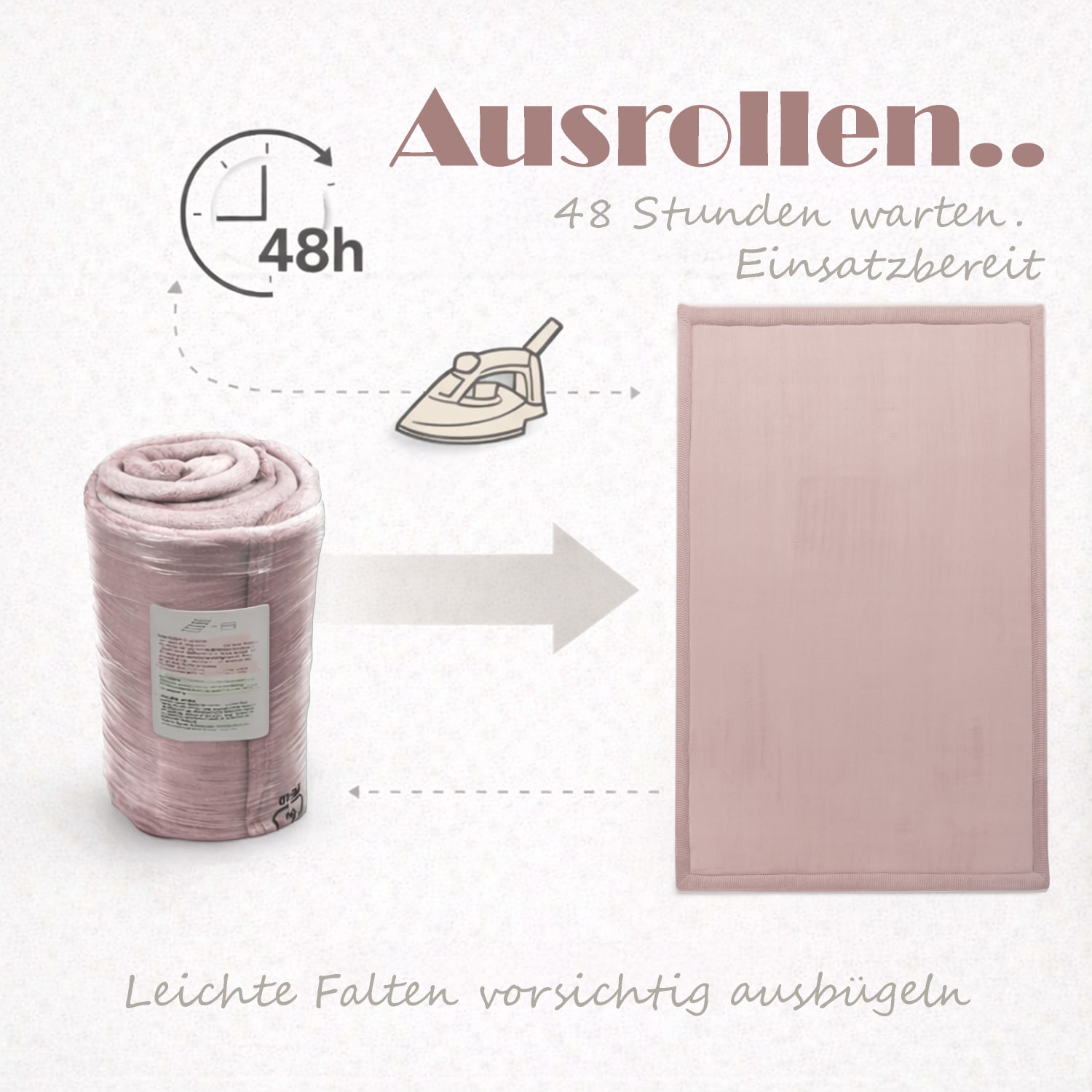 Kinderteppich waschbar Tatami Pink