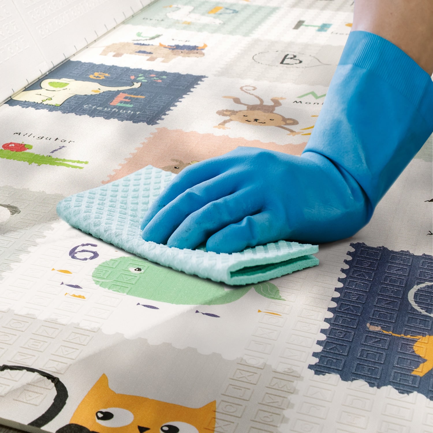 Spielteppich faltbar Folding Mat Mehrfarbig