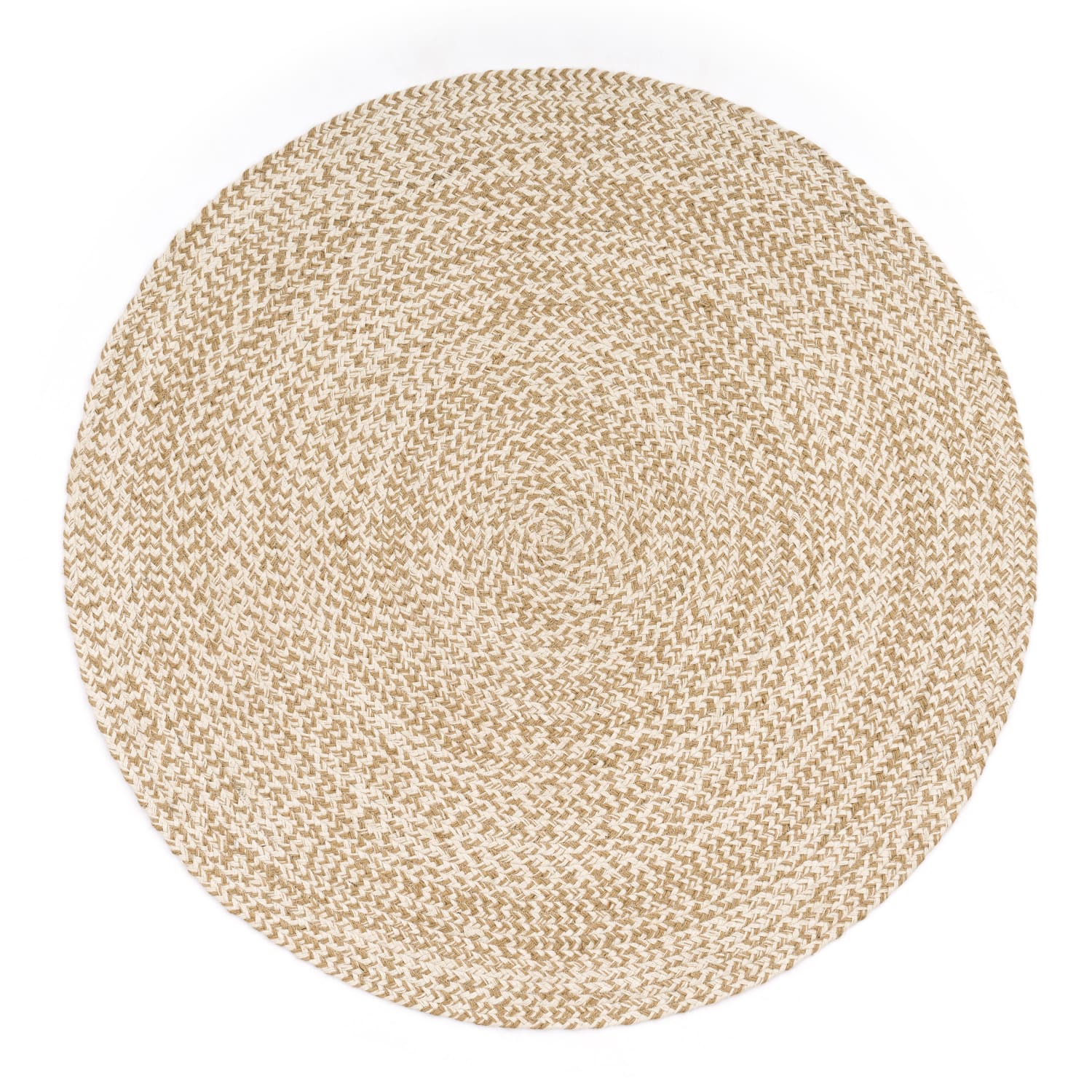 Baumwoll-Teppich Viborg Beige