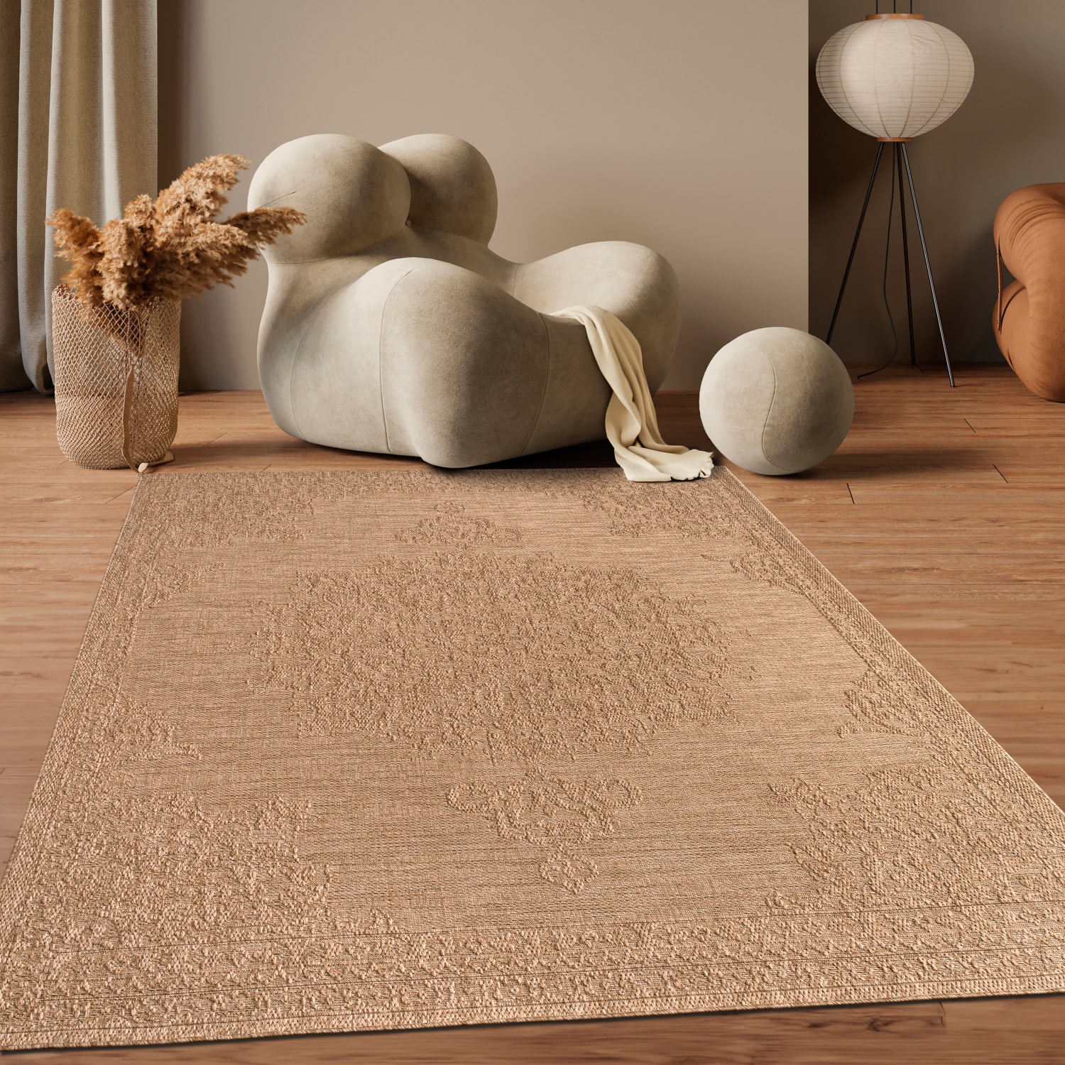 In- & Outdoor-Teppich Rimini Beige