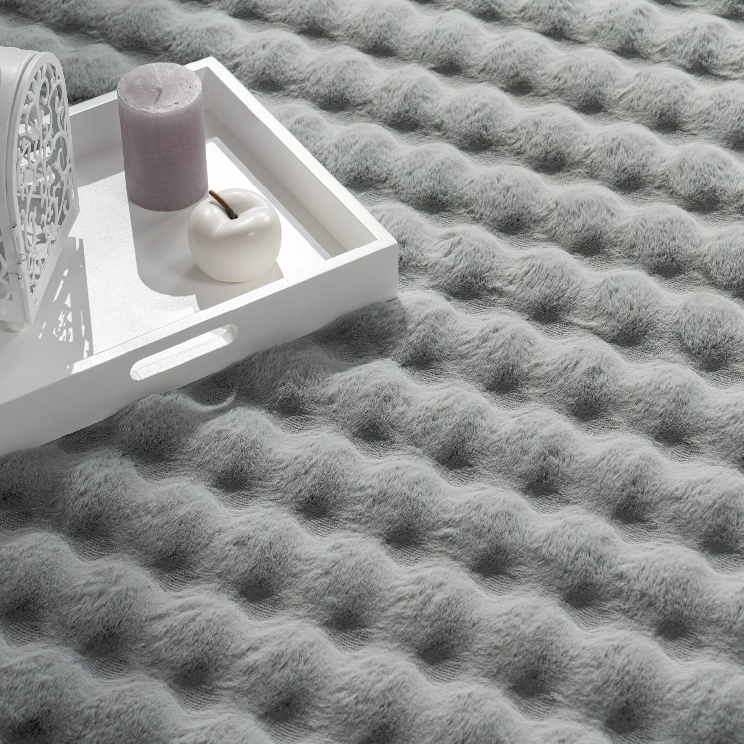 Fell-Teppich Arnheim Grau