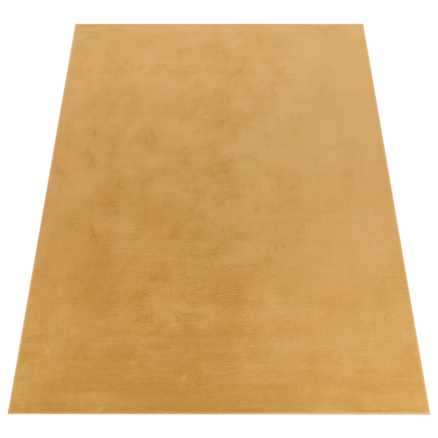 Flauschteppich Soft Gelb