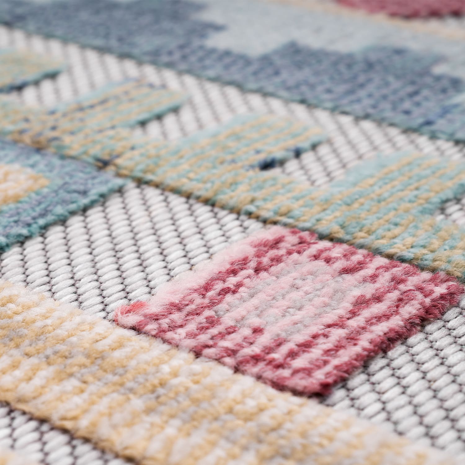 In- & Outdoor-Teppich Fusion Mehrfarbig