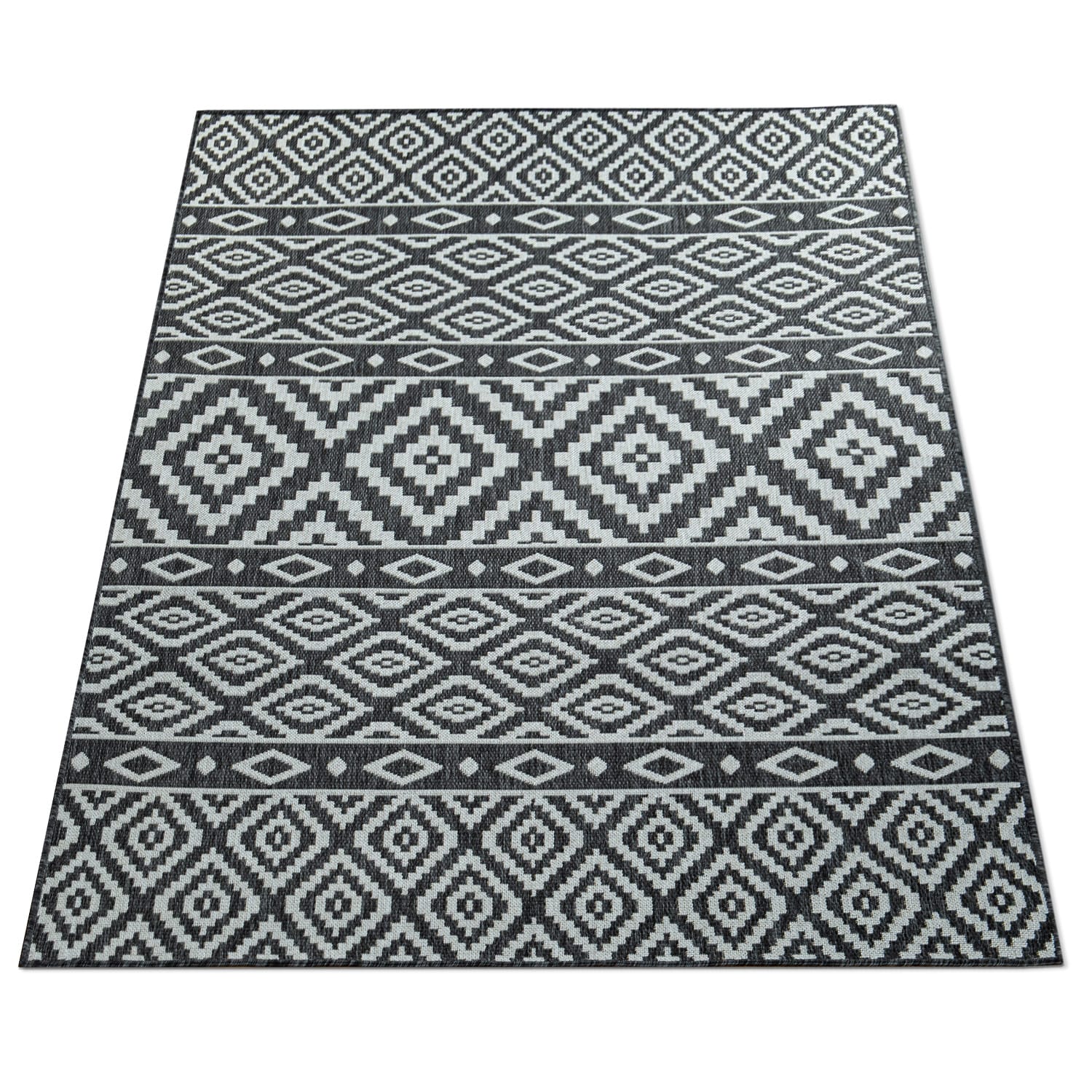 In- & Outdoor-Teppich Coco Schwarz