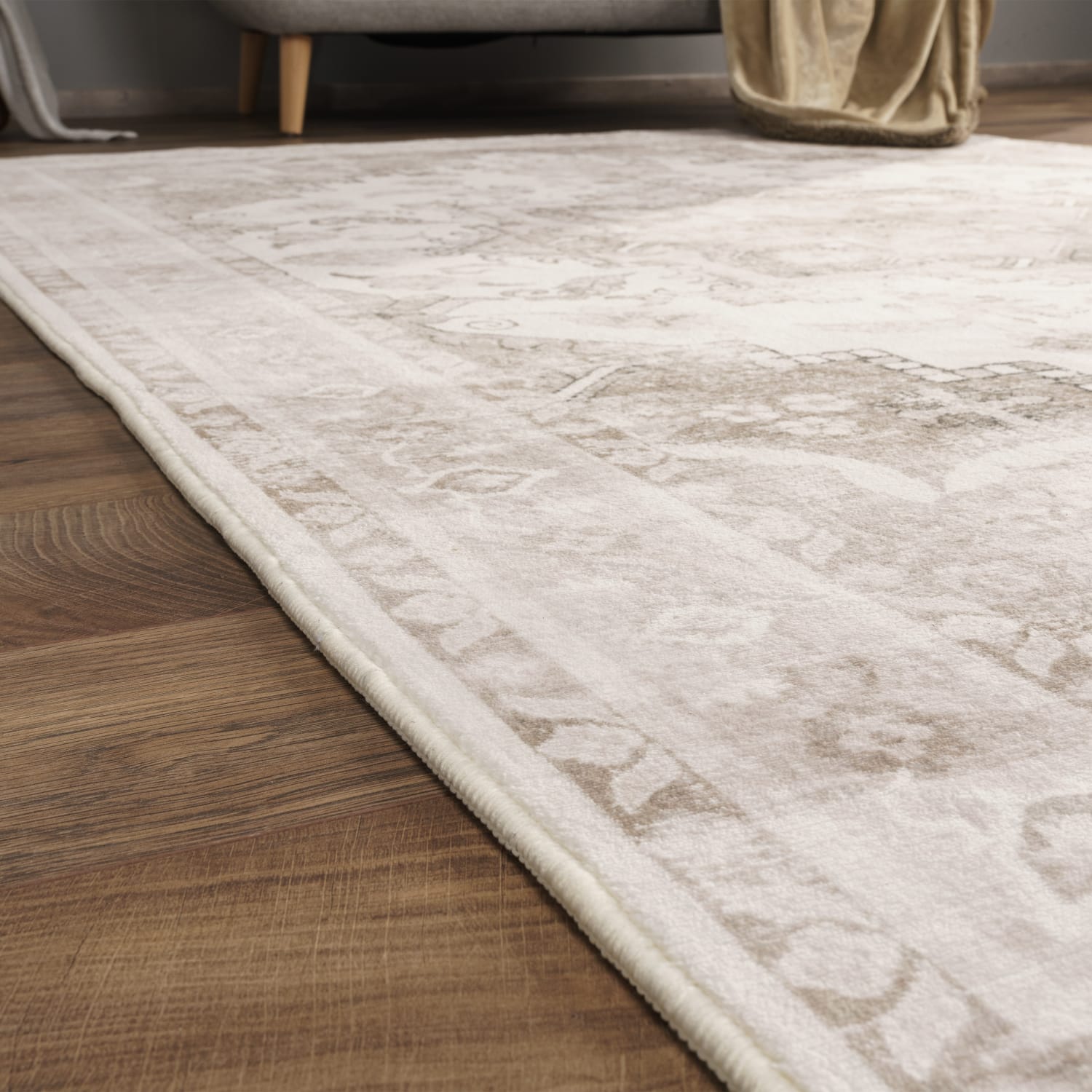 Teppich waschbar Cambridge Beige