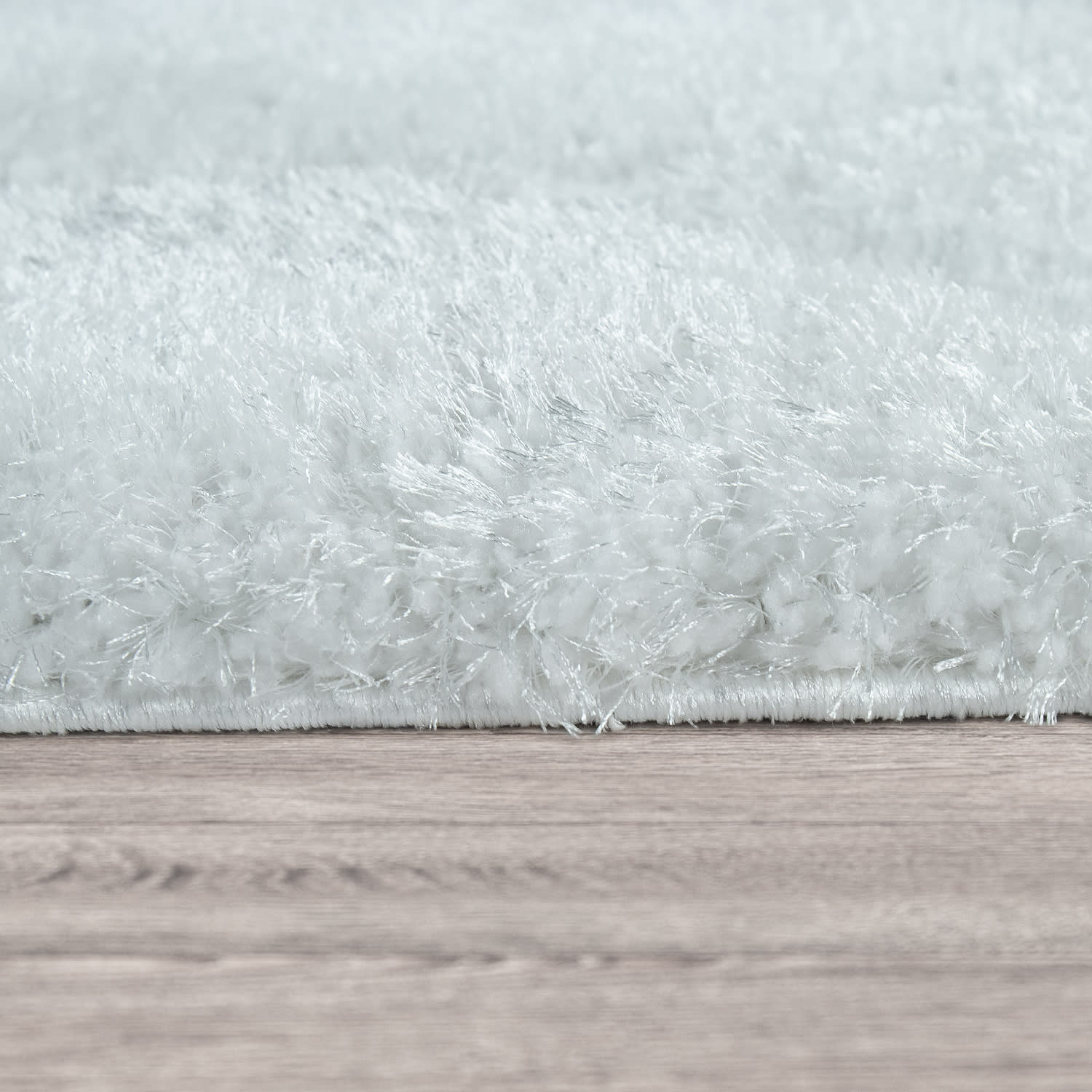 Hochflorteppich Palma Weiß
