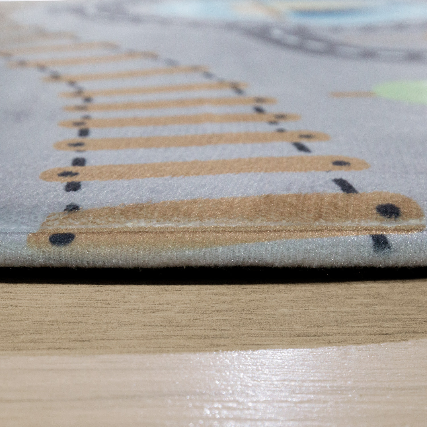 Kinderteppich waschbar Chicos Grau