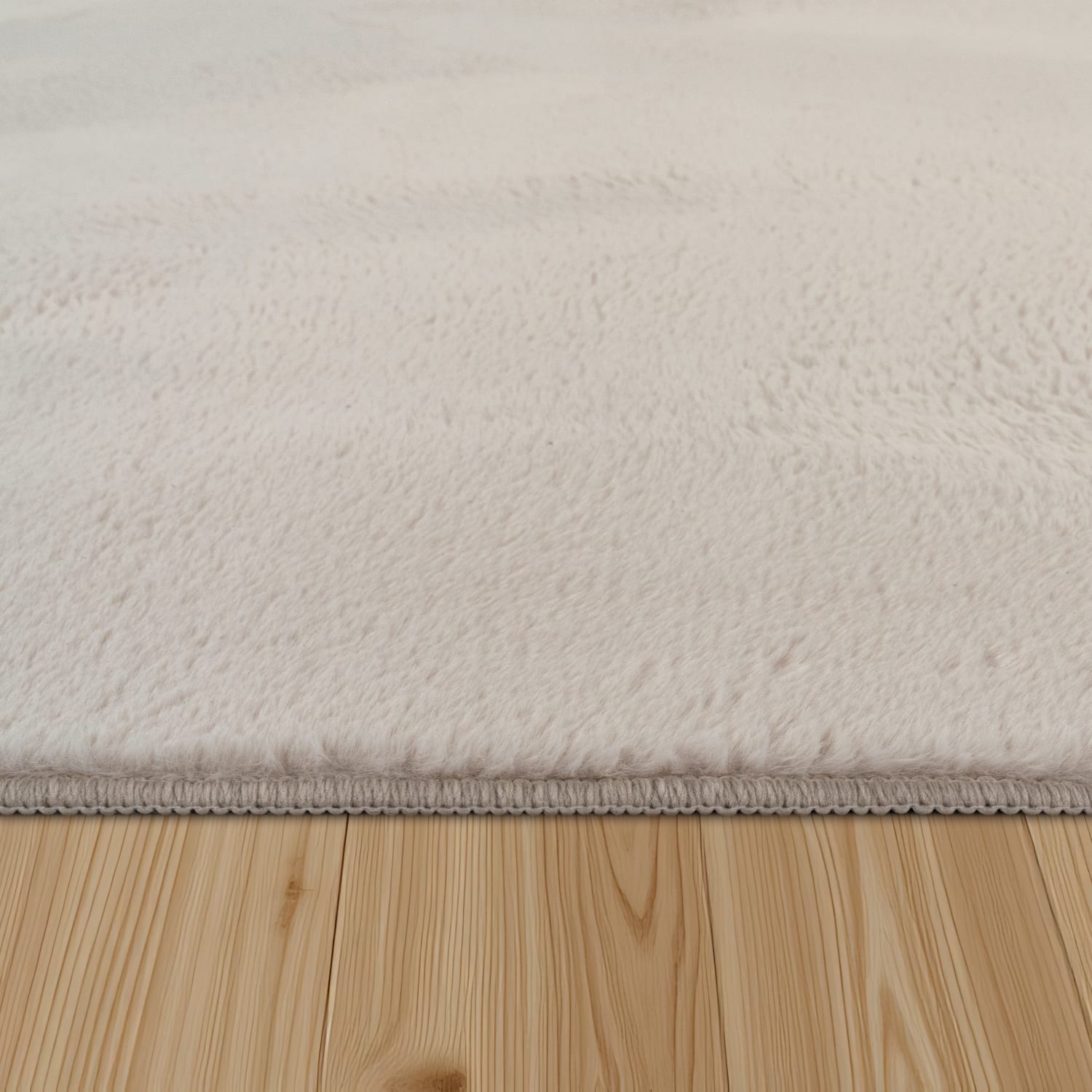 Flauschteppich Soft Creme