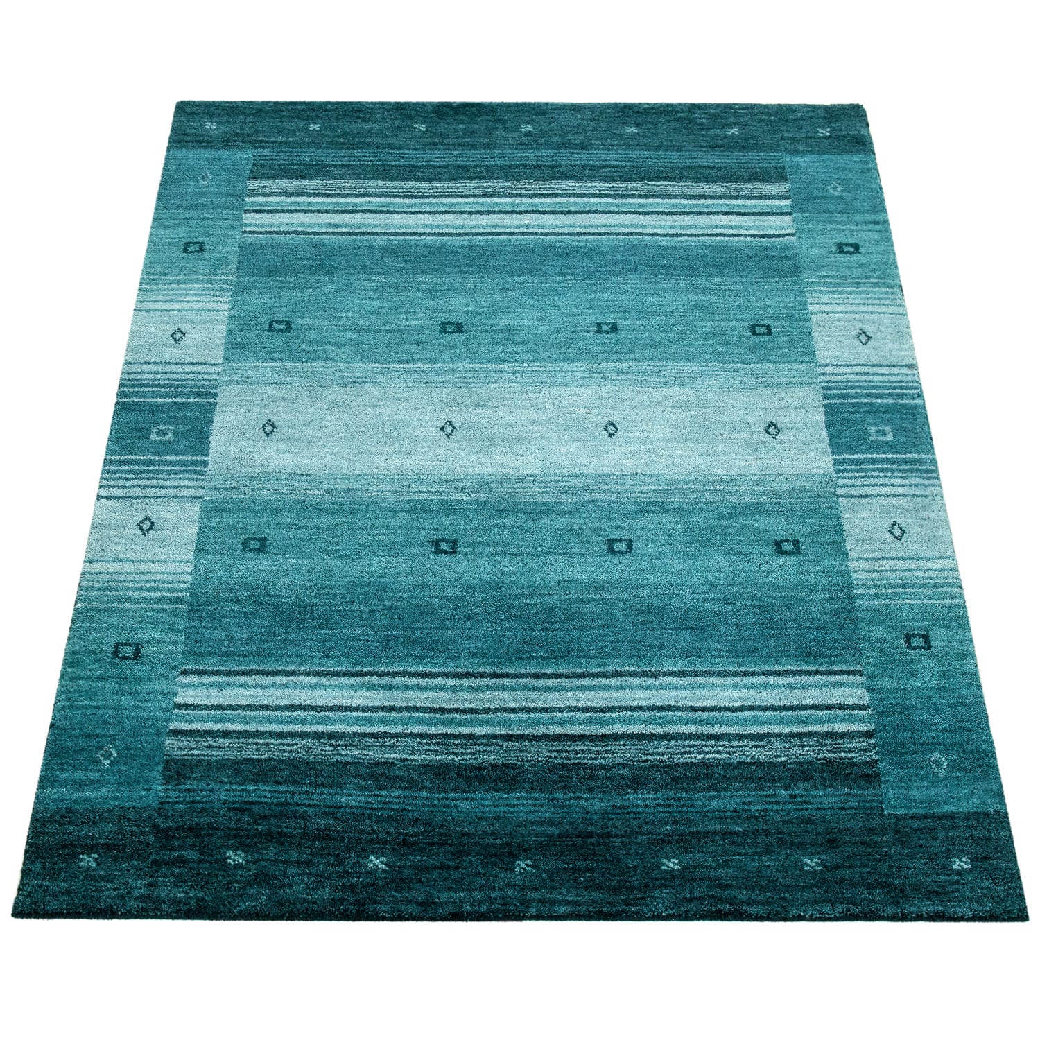 Gabbeh Teppich Gabbeh Grün