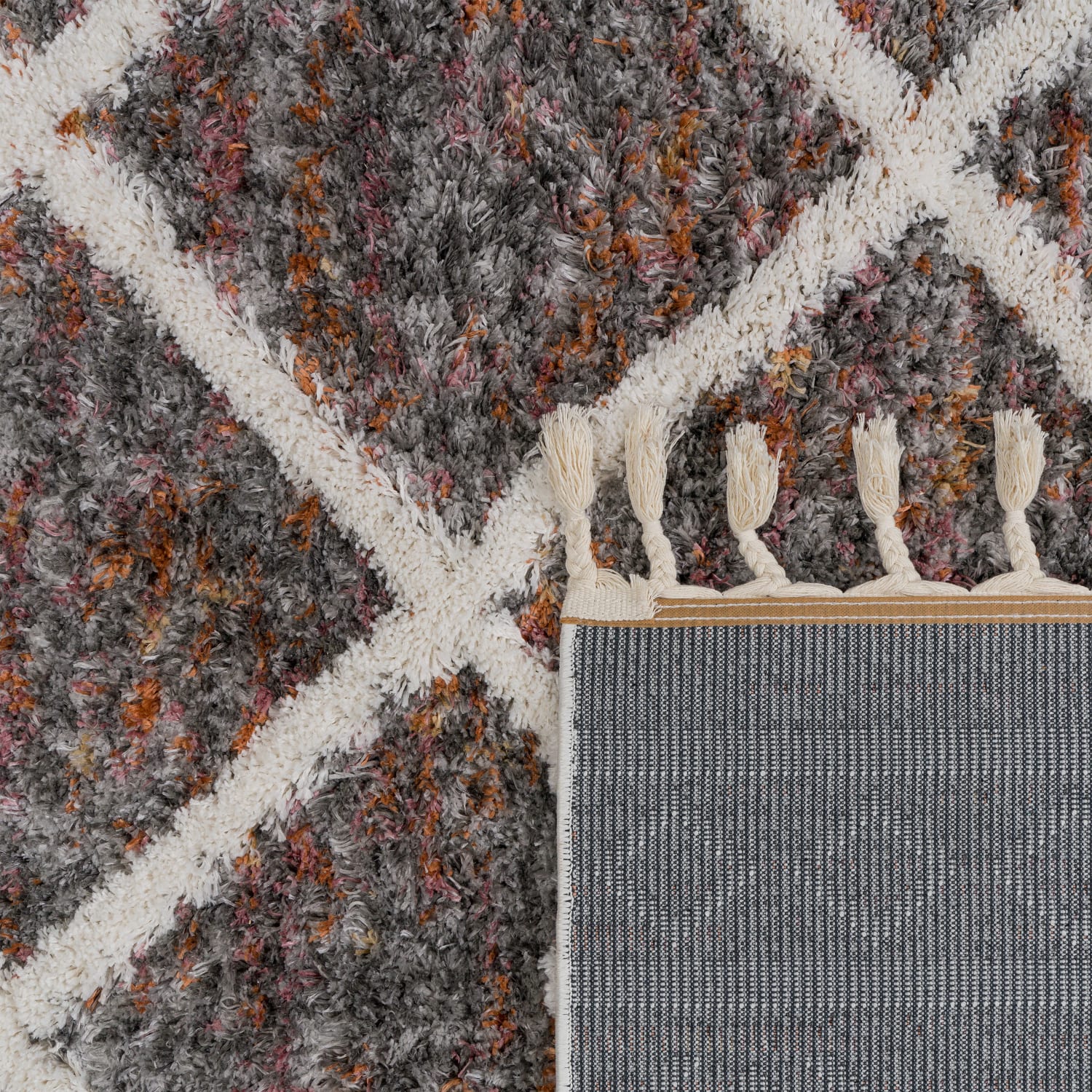 Hochflorteppich Monza Mehrfarbig