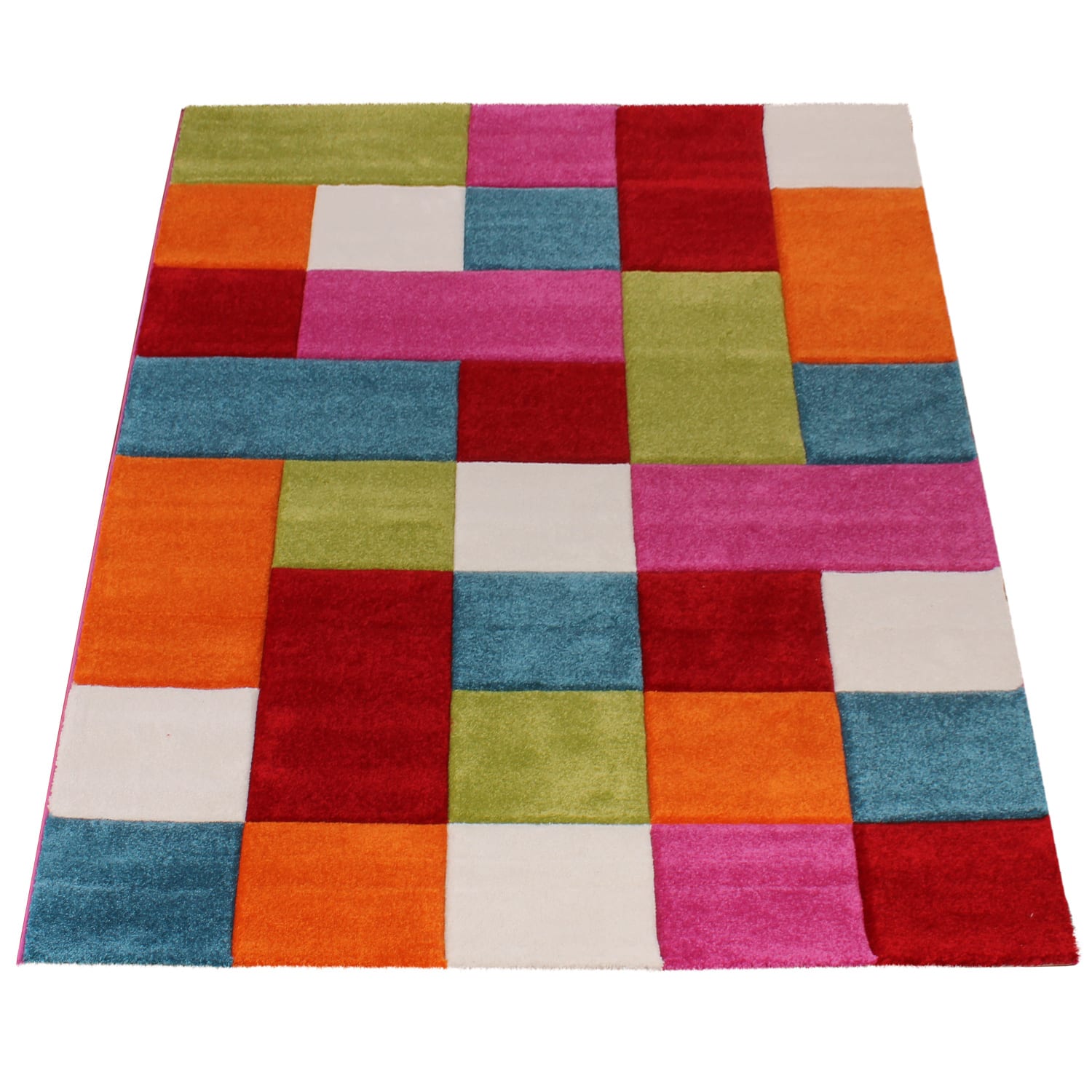 Moderner-Teppich Diamond Mehrfarbig