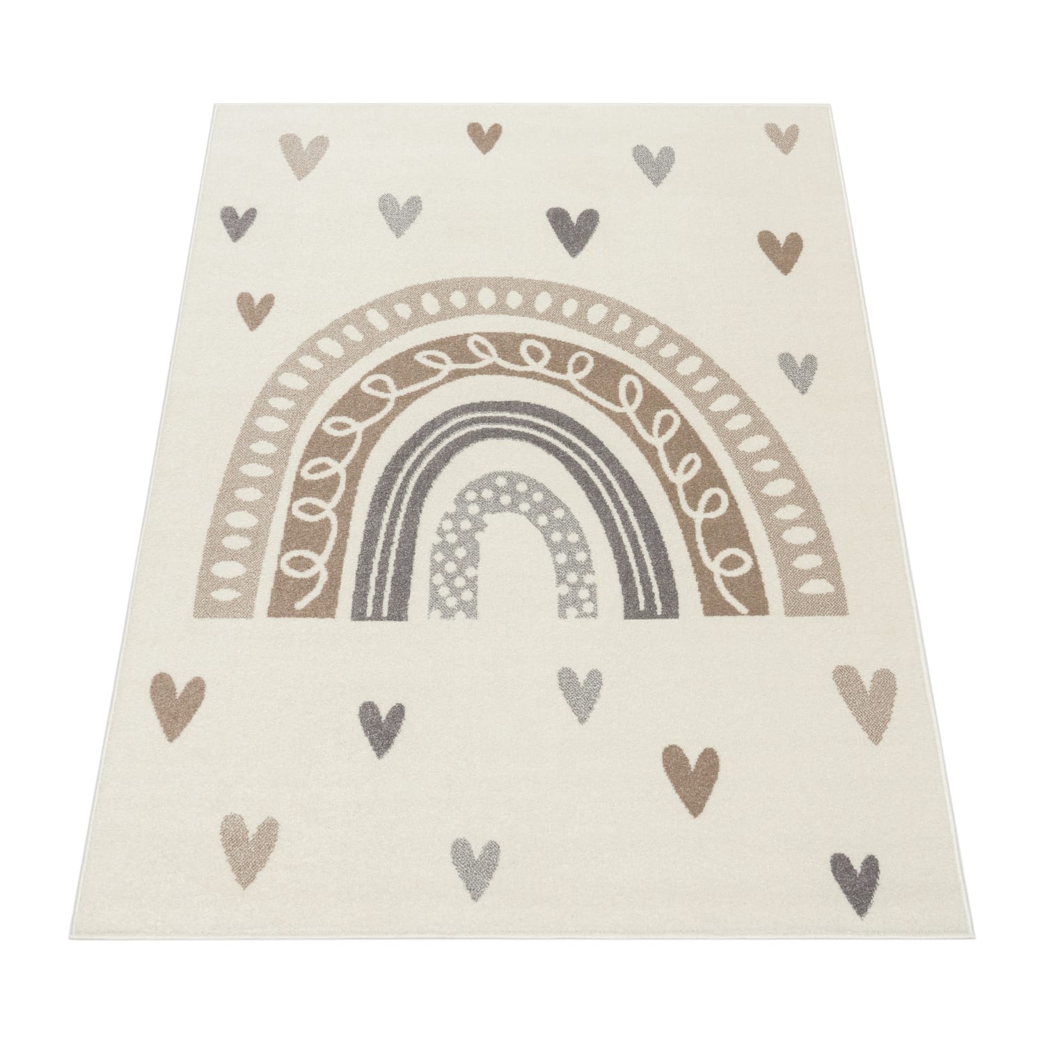 Kinder-Teppich Nino Beige