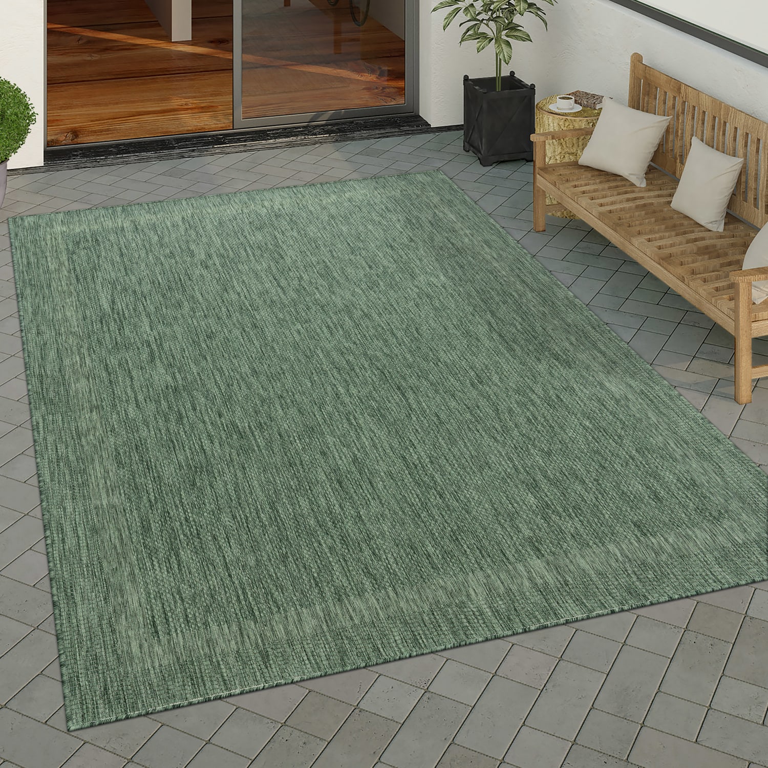 In- & Outdoor-Teppich Roma Grün
