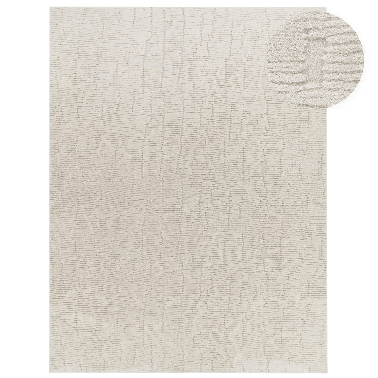 Moderner-Teppich Tokio Creme