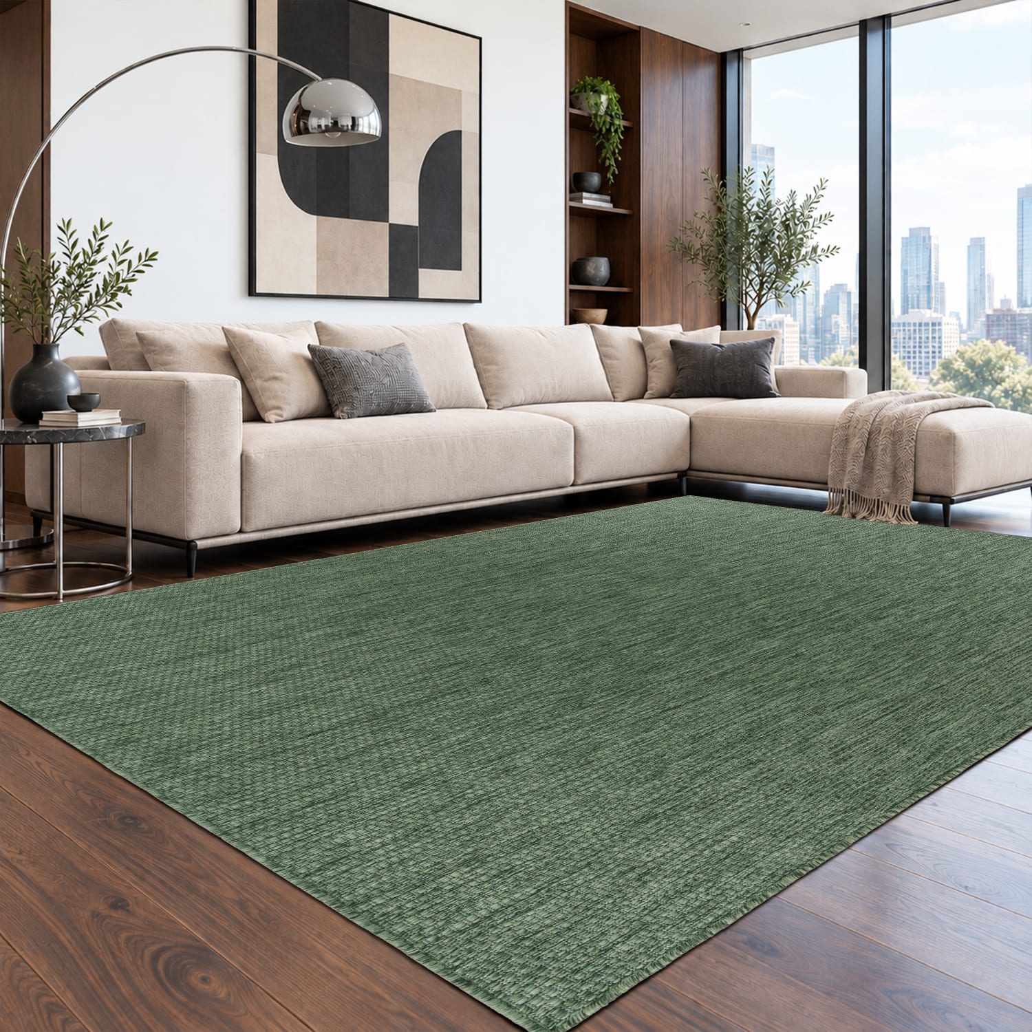In- & outdoor-teppich Venedig | Grün | 120x160 cm