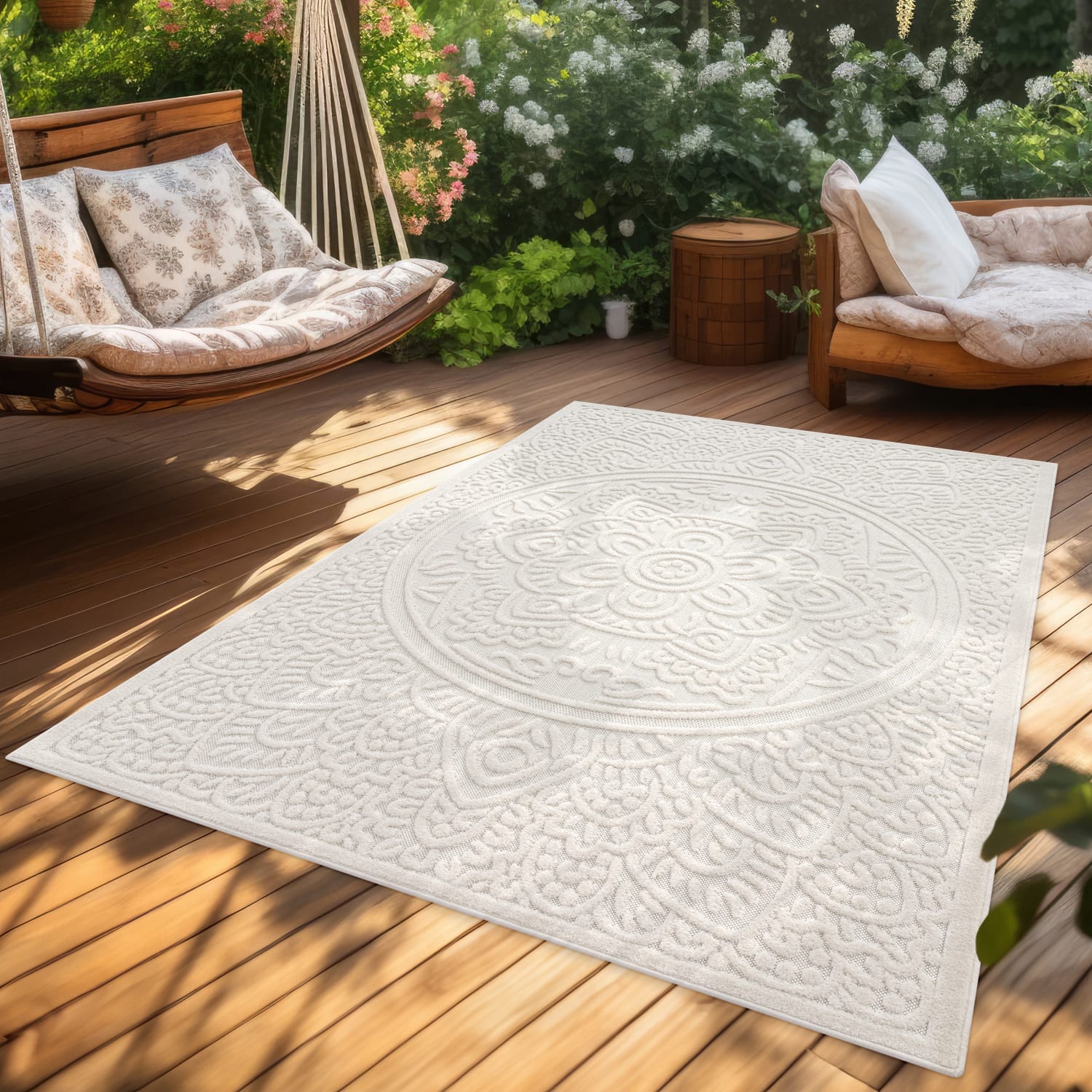 In- & Outdoor-Teppich Cotton Creme