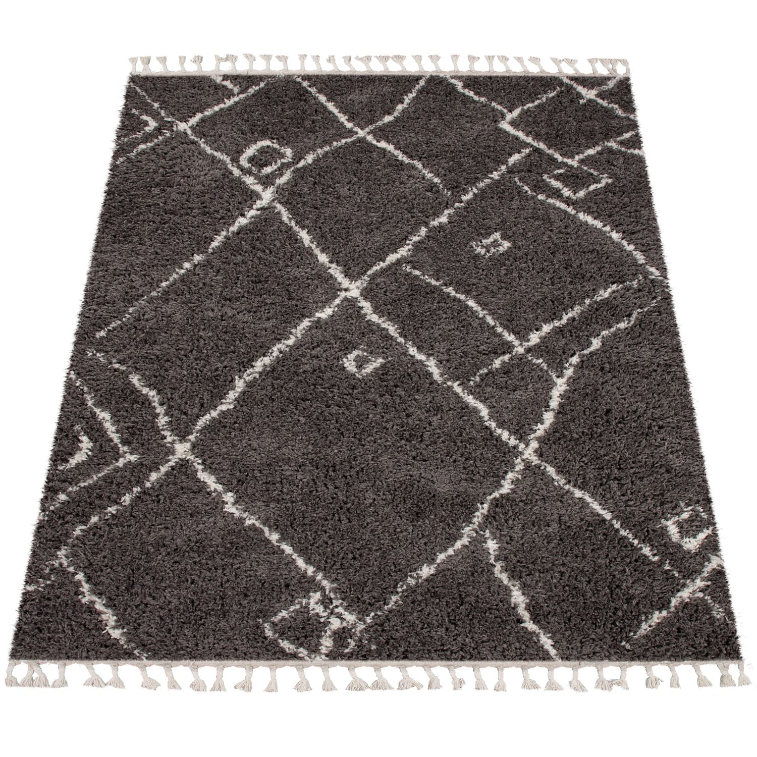 Hochflorteppich Orebro Anthrazit