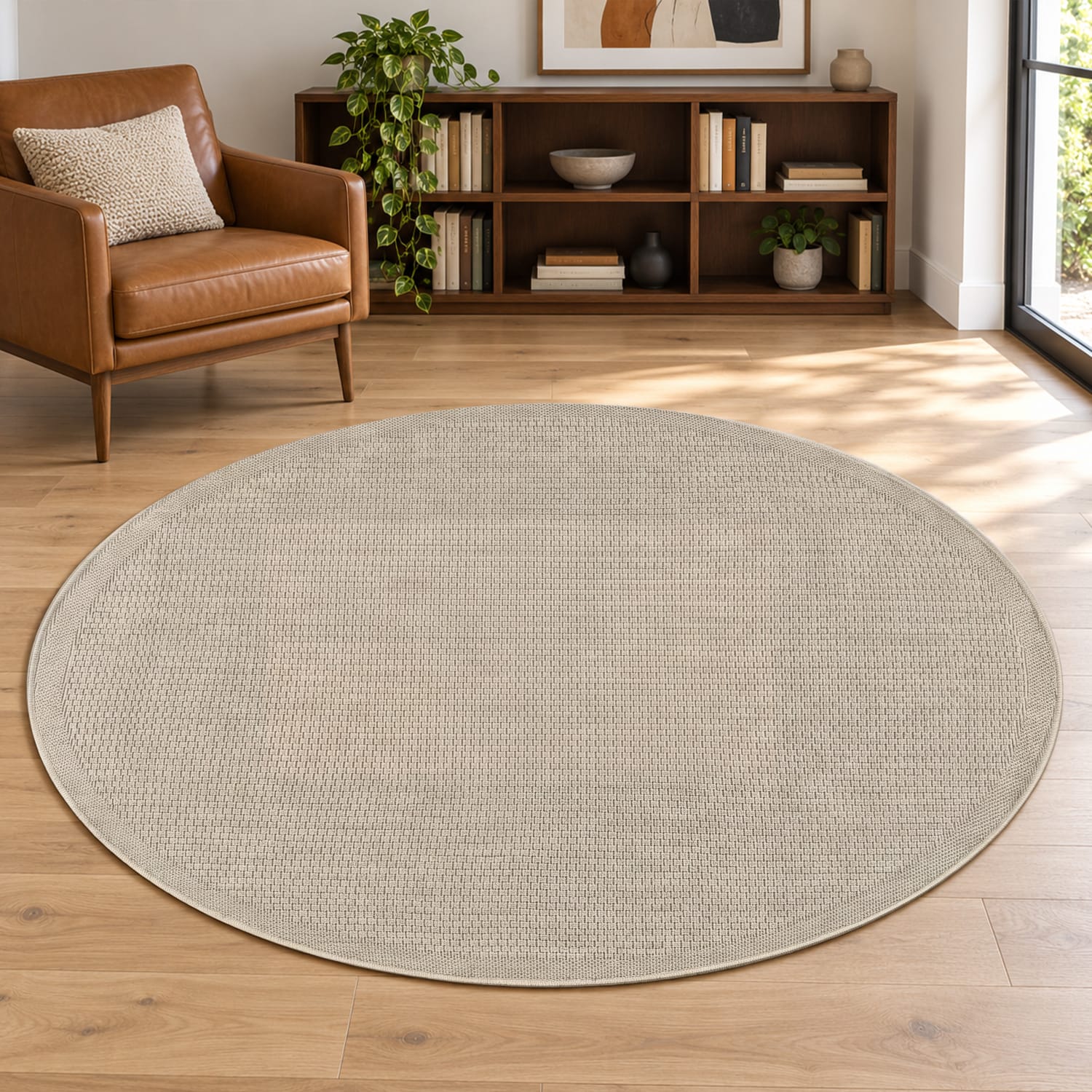In- & Outdoor-Teppich Timber Beige