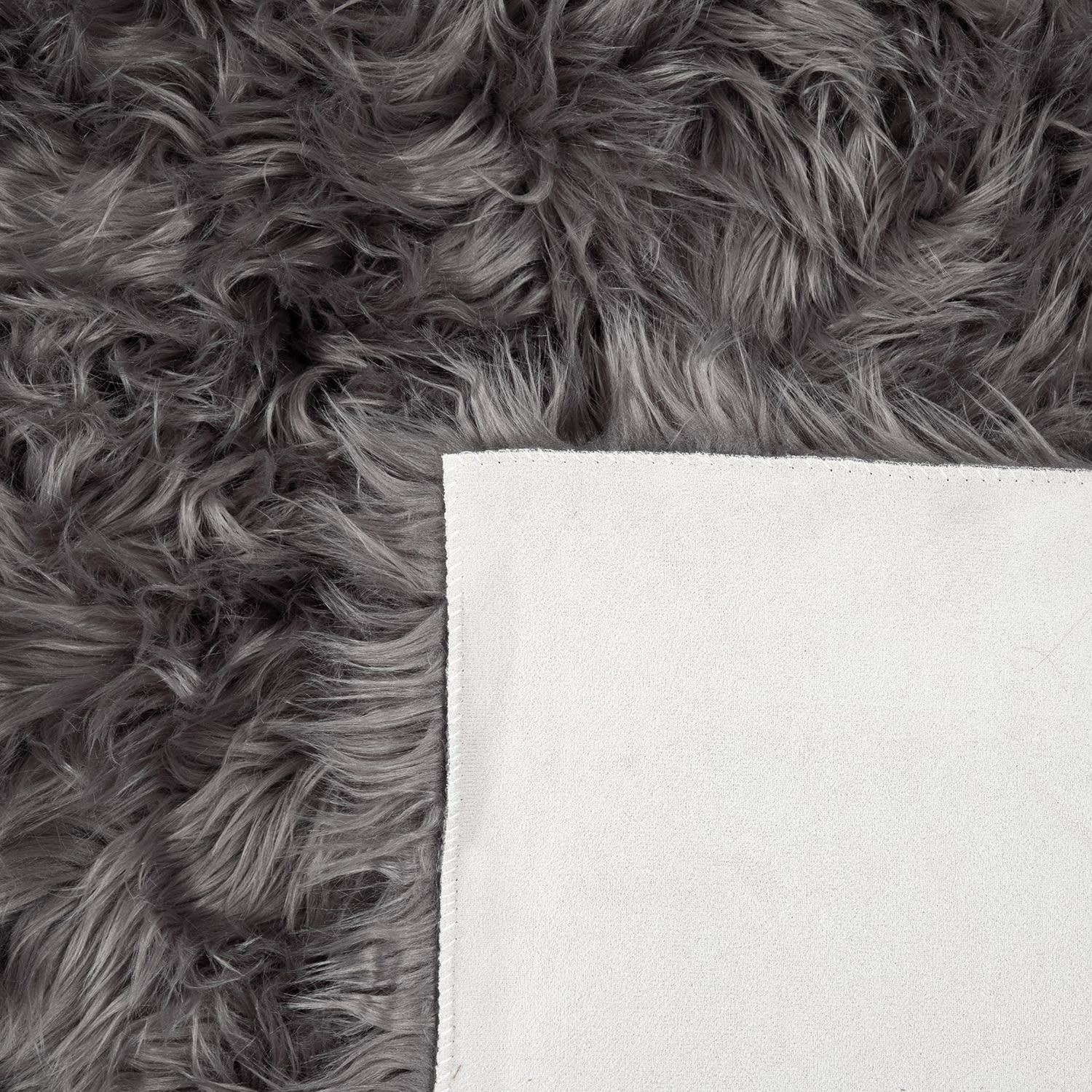 Hochflorteppich Playa Anthrazit