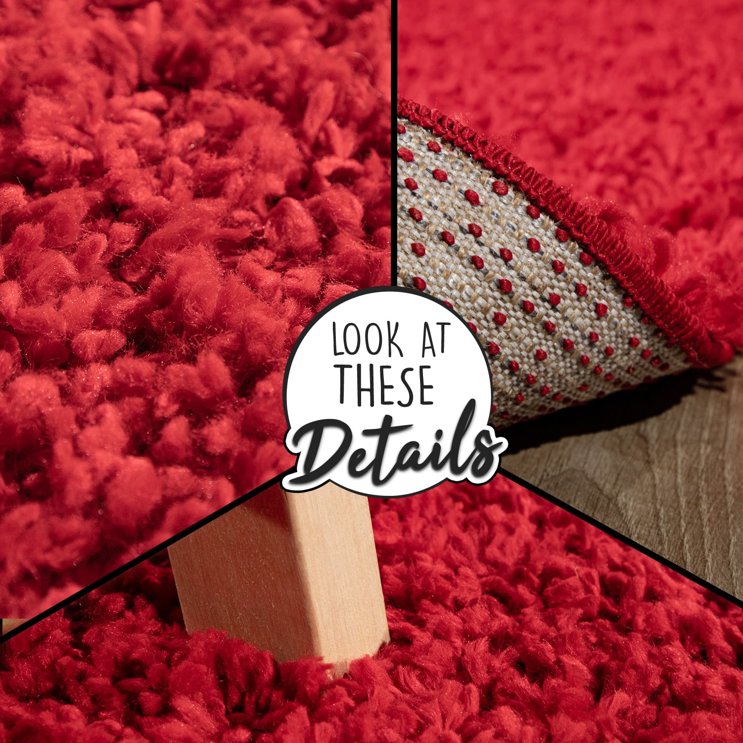 Shaggyteppich Sky Rot