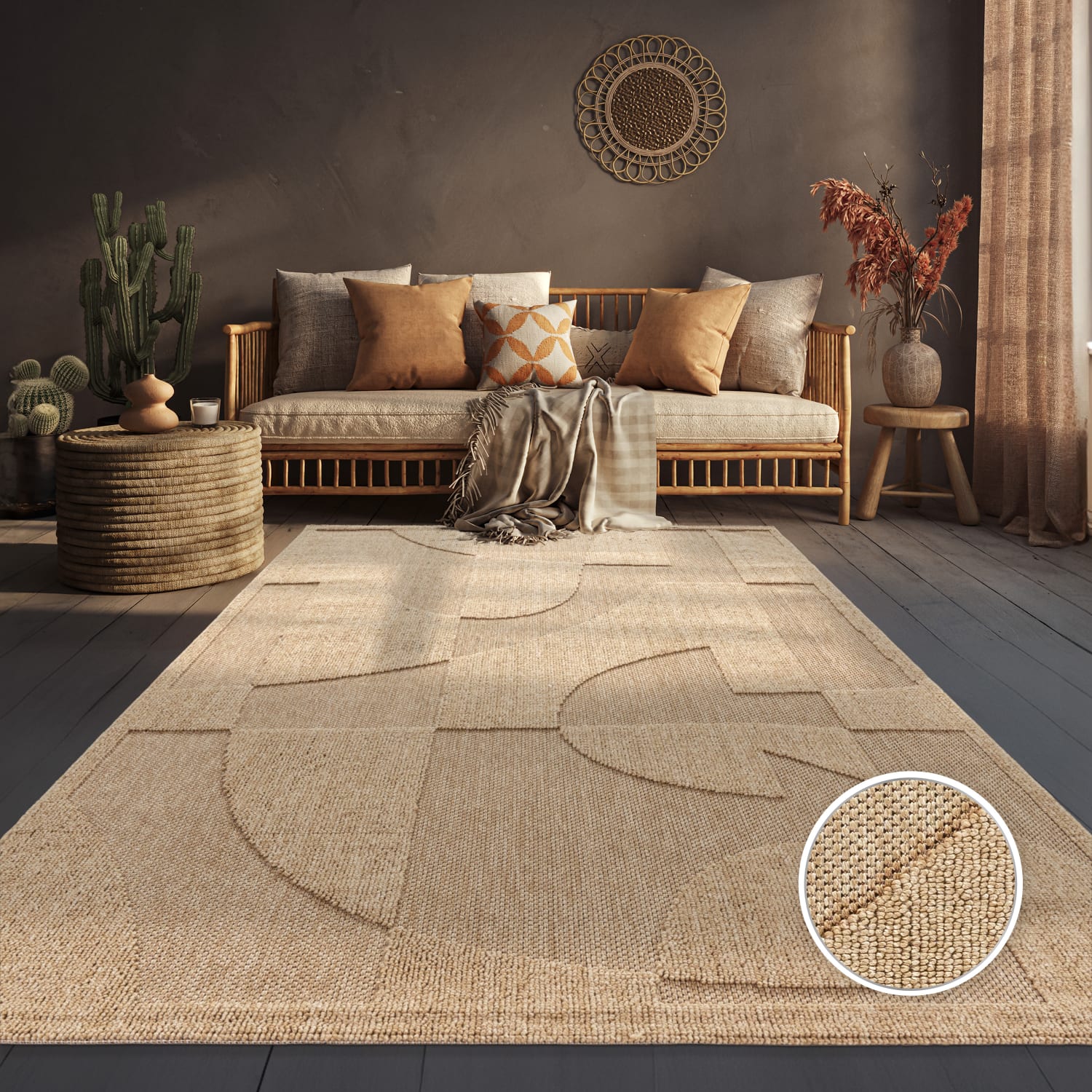 In- & Outdoor-Teppich Berlin Beige