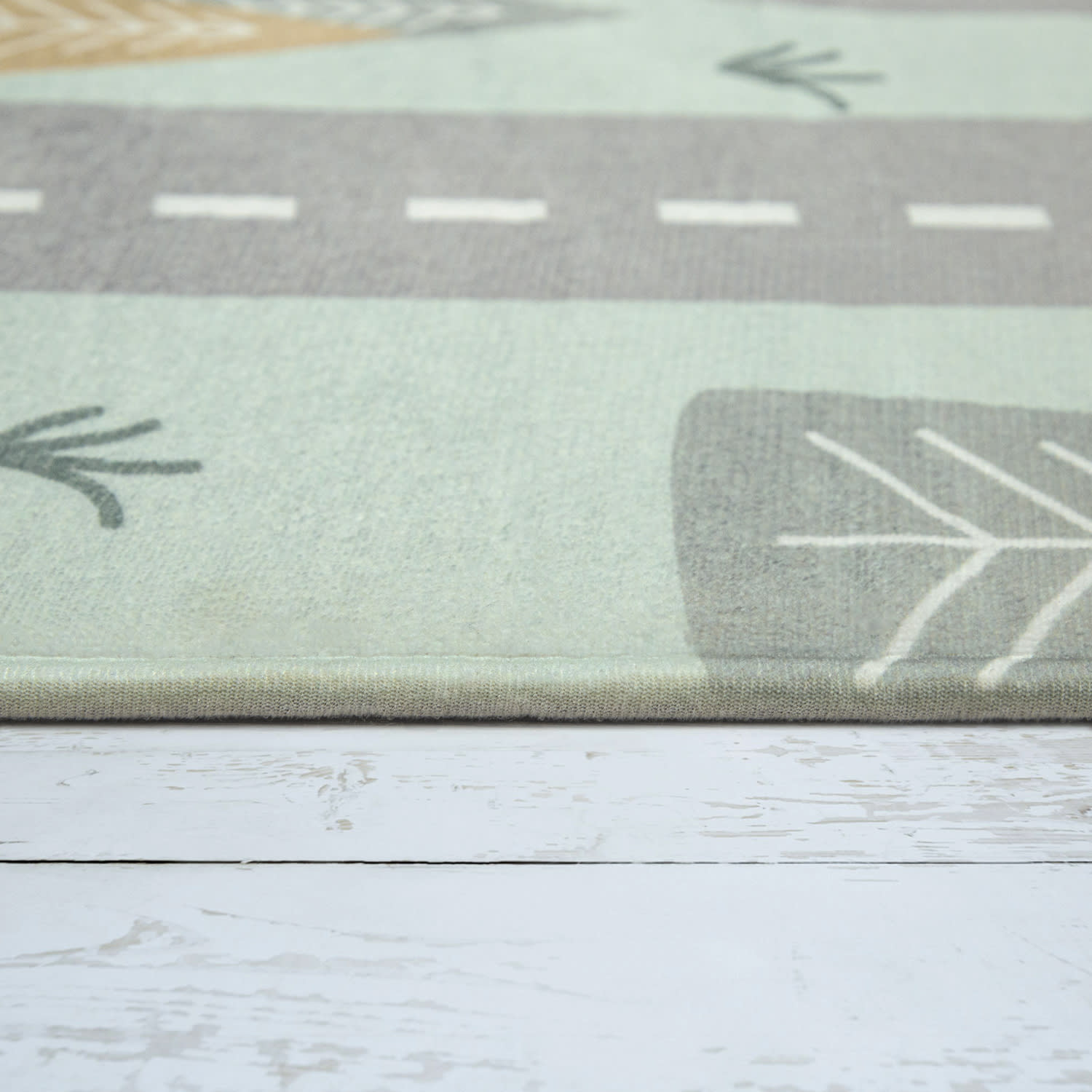 Kinderteppich waschbar Chicos Türkis