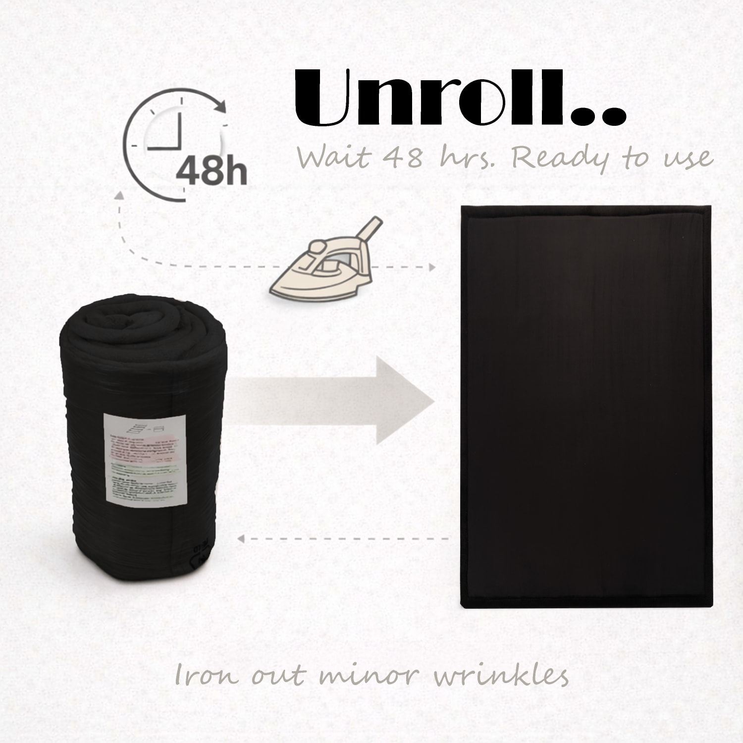 Kinderteppich waschbar Tatami Schwarz