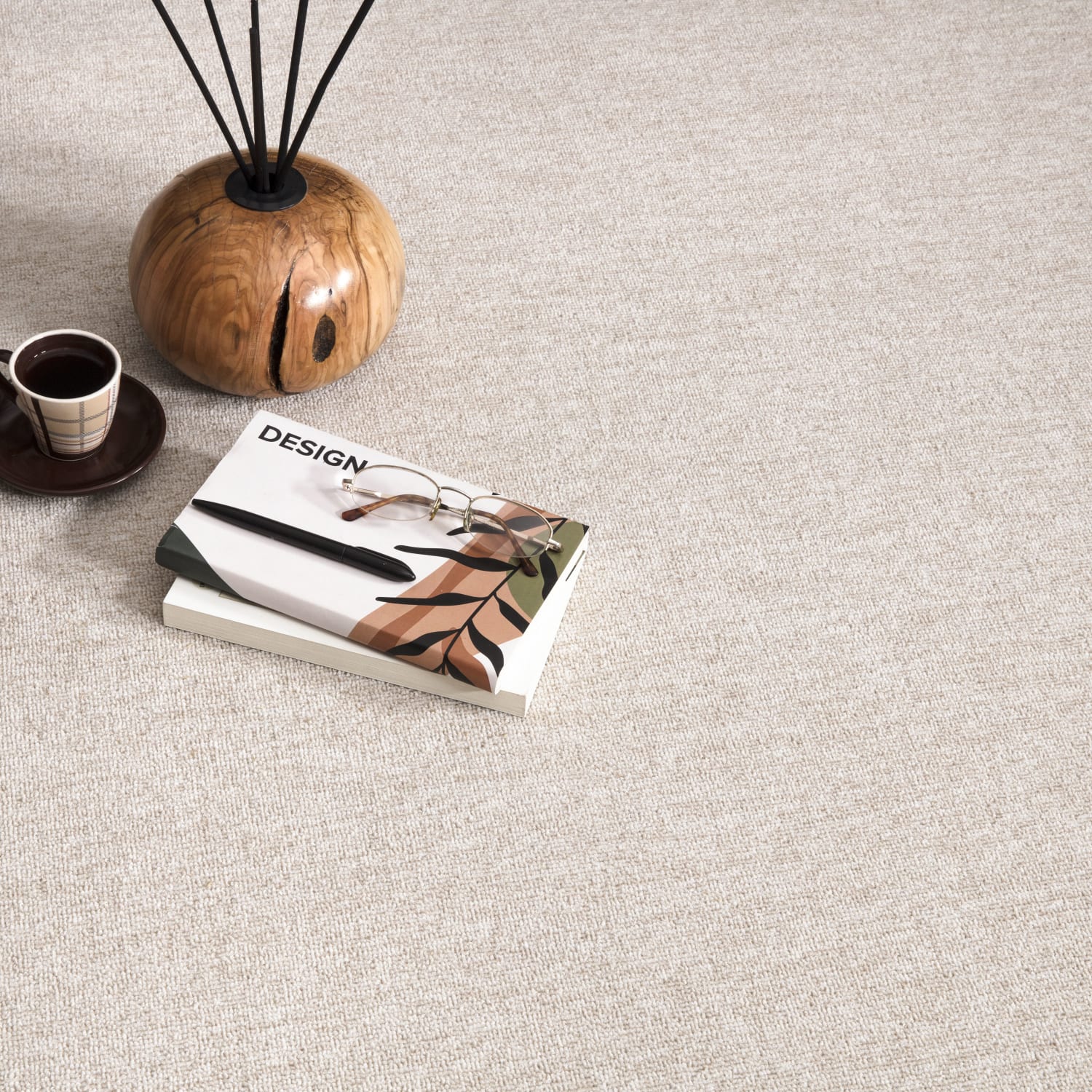 Flachgeweber Teppich Barcelona Creme