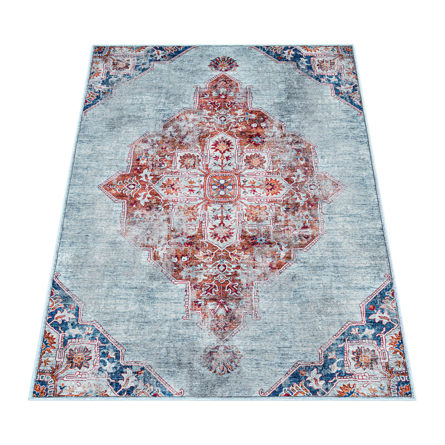 Teppich waschbar Lyon Türkis