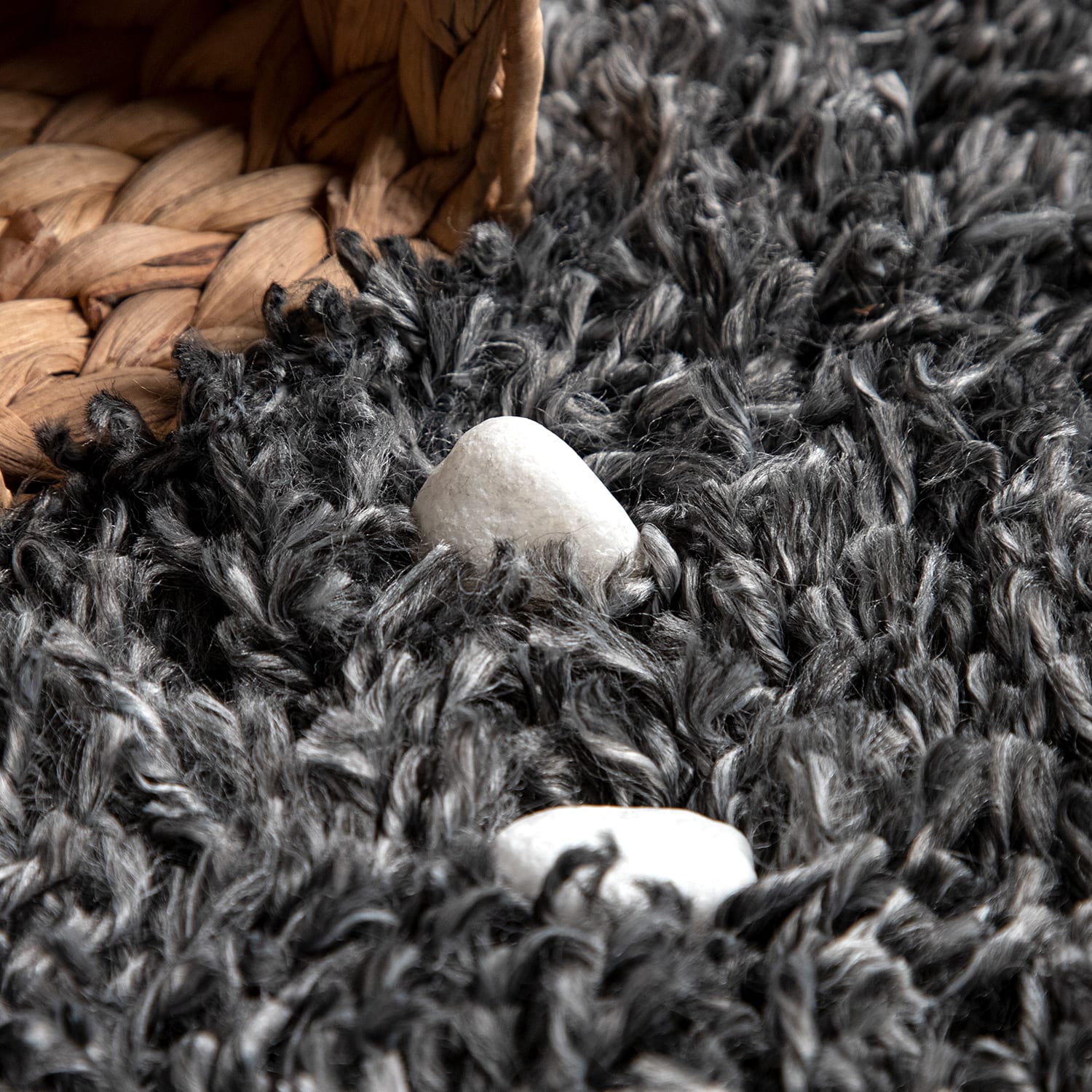 Shaggyteppich Kalmar Anthrazit