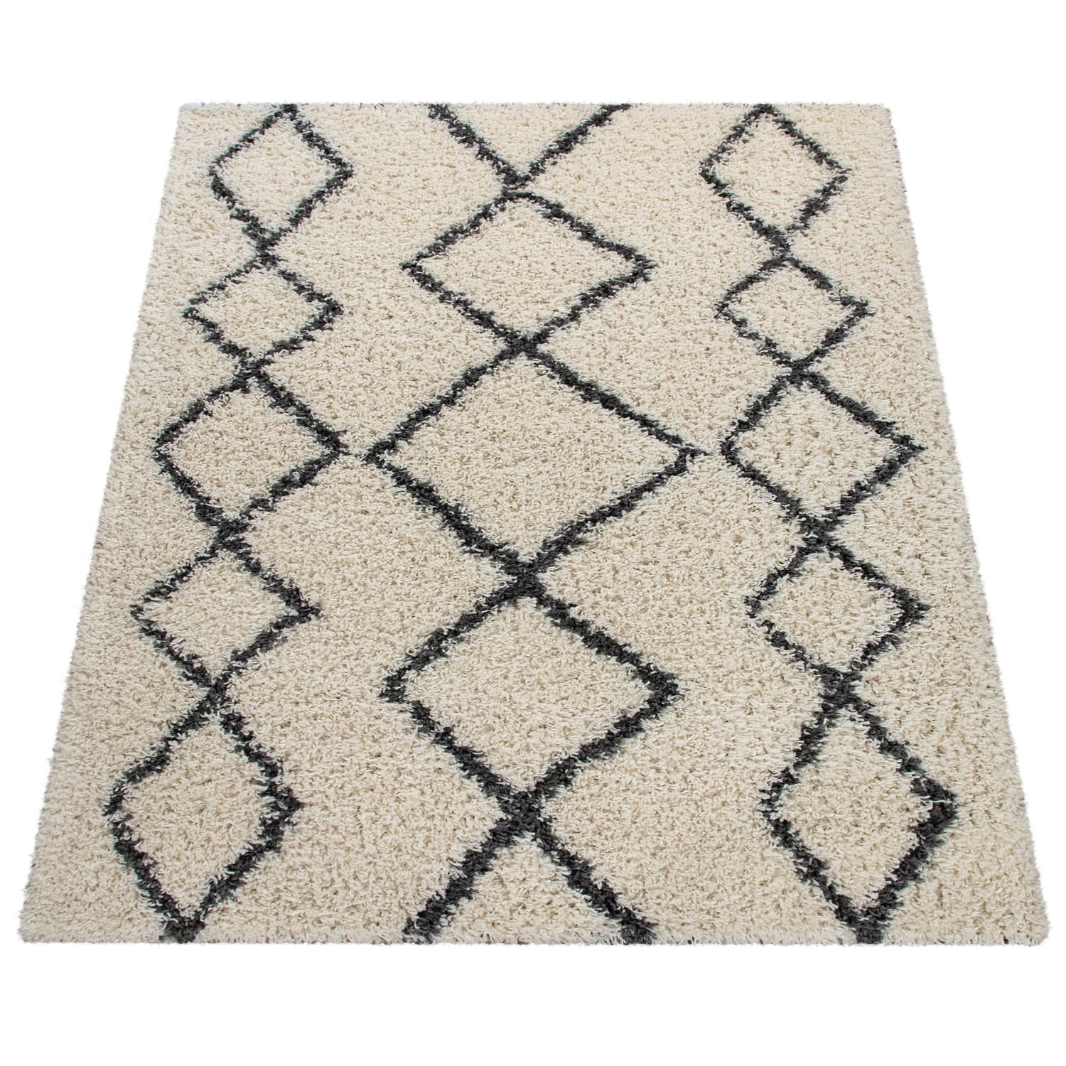 Shaggyteppich Kalmar Creme