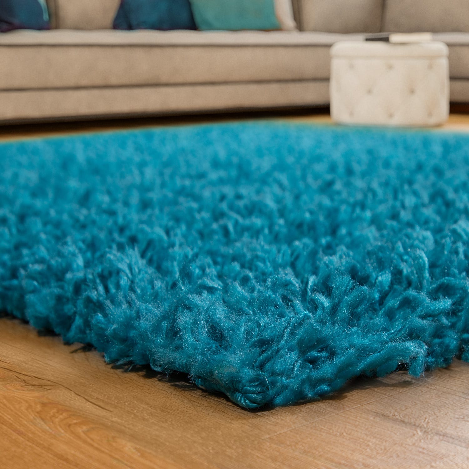 Shaggyteppich Sky Türkis