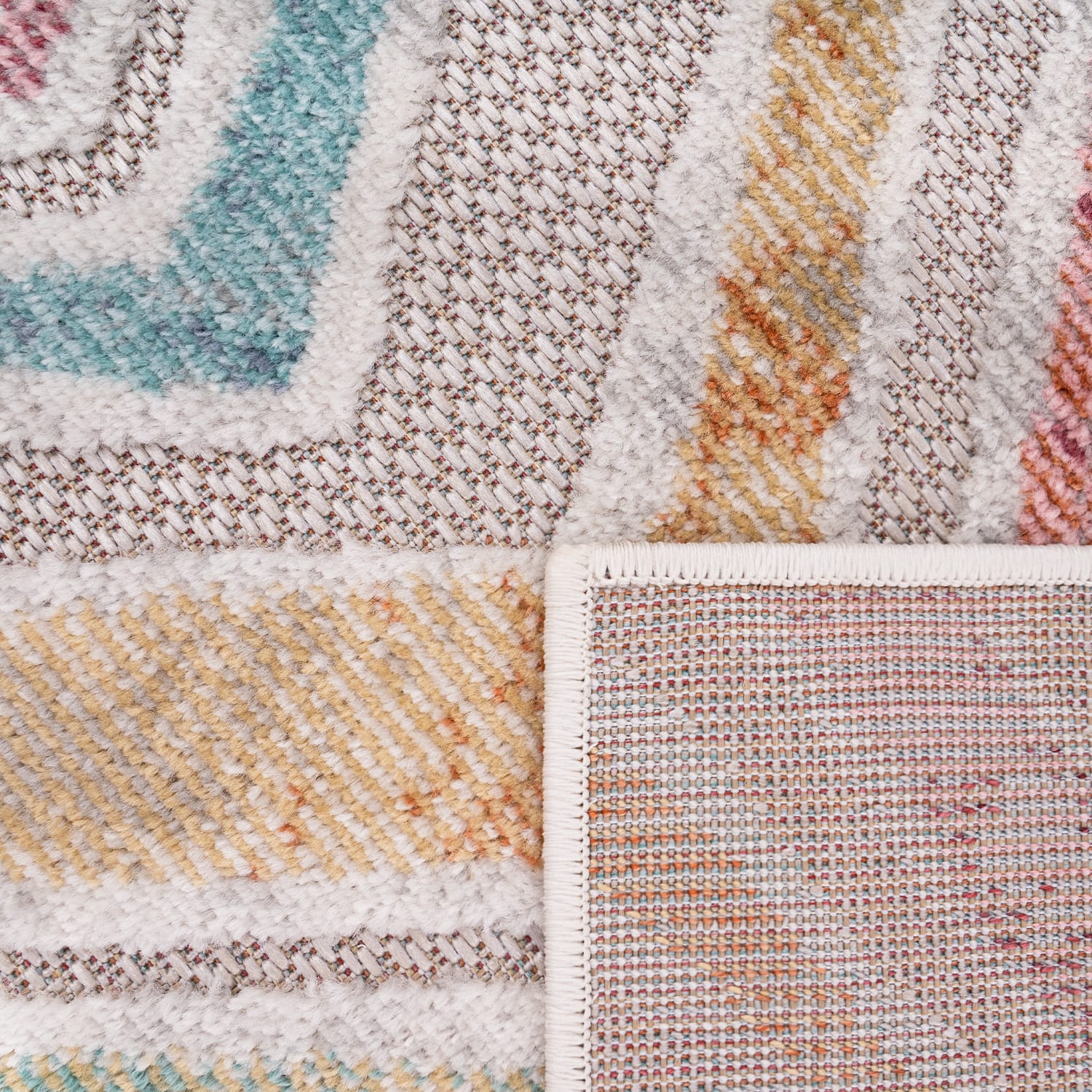 In- & Outdoor-Teppich Fusion Mehrfarbig