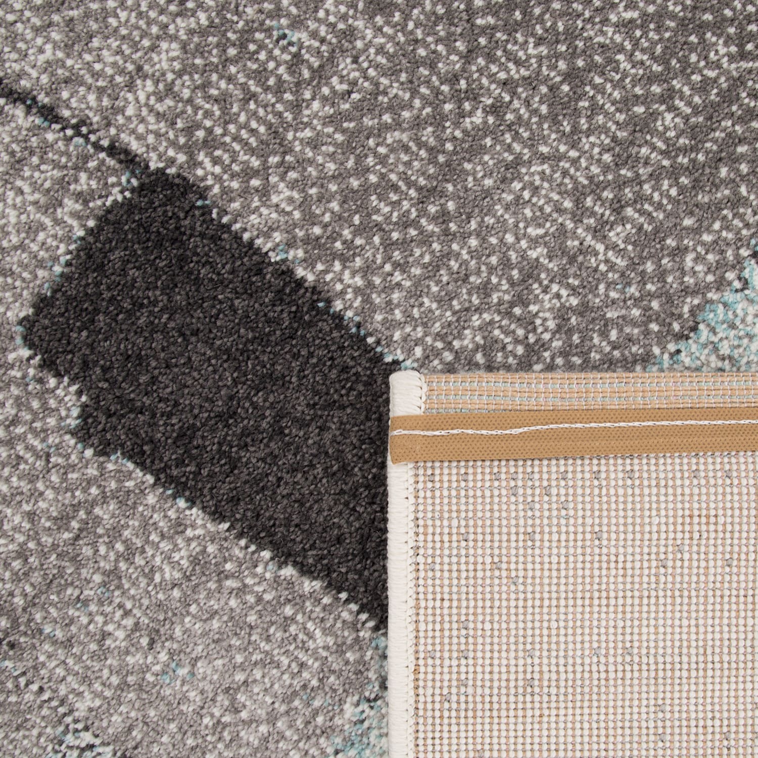 Moderner-Teppich Mero Türkis