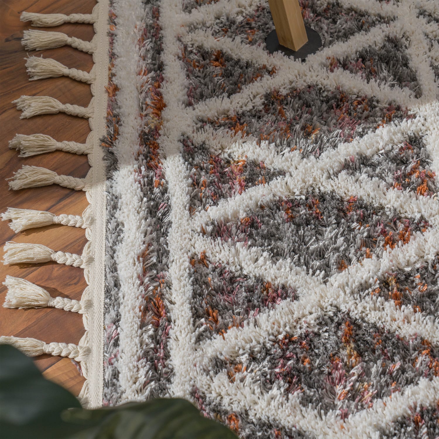 Hochflorteppich Monza Mehrfarbig