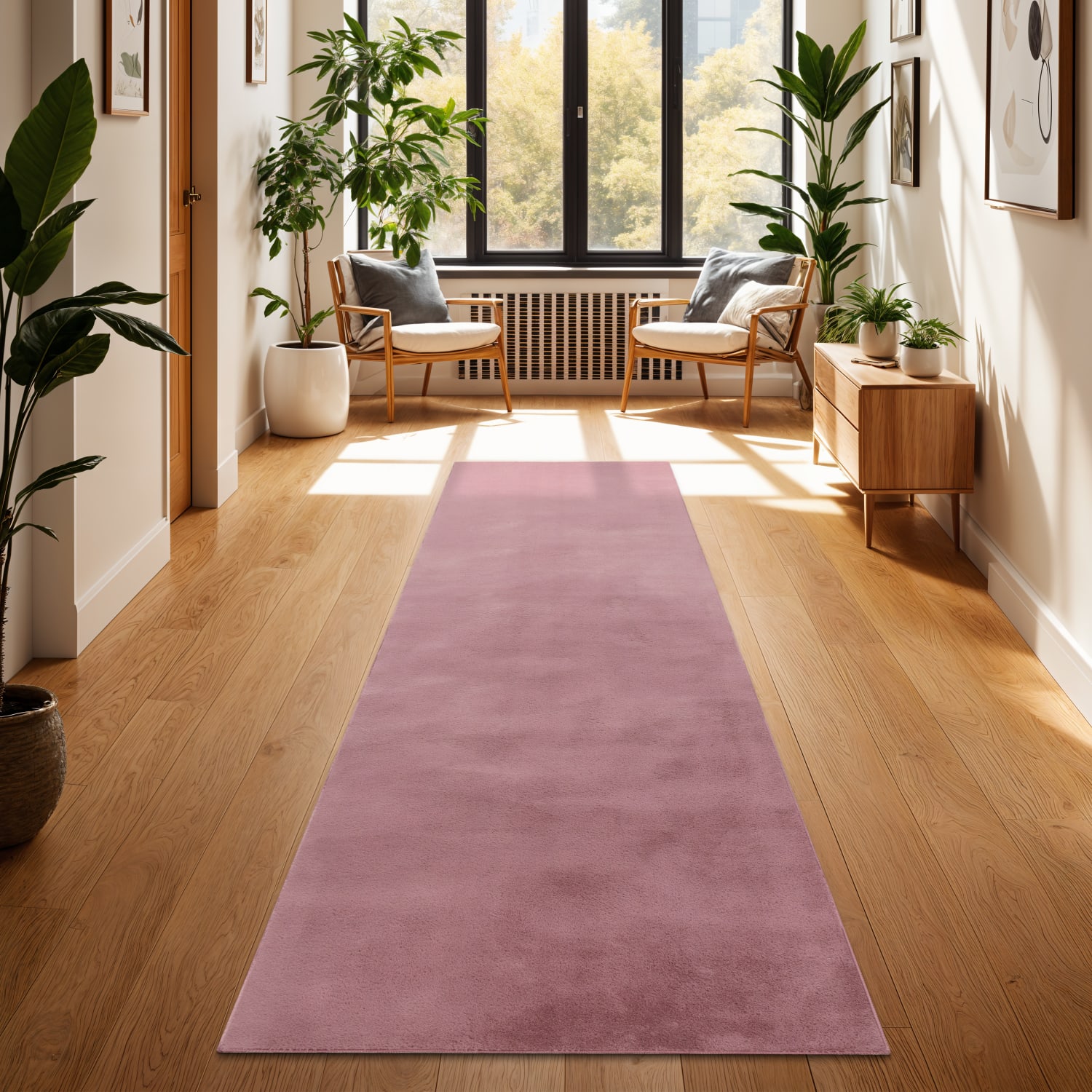 Flauschteppich Soft Beerenfarben