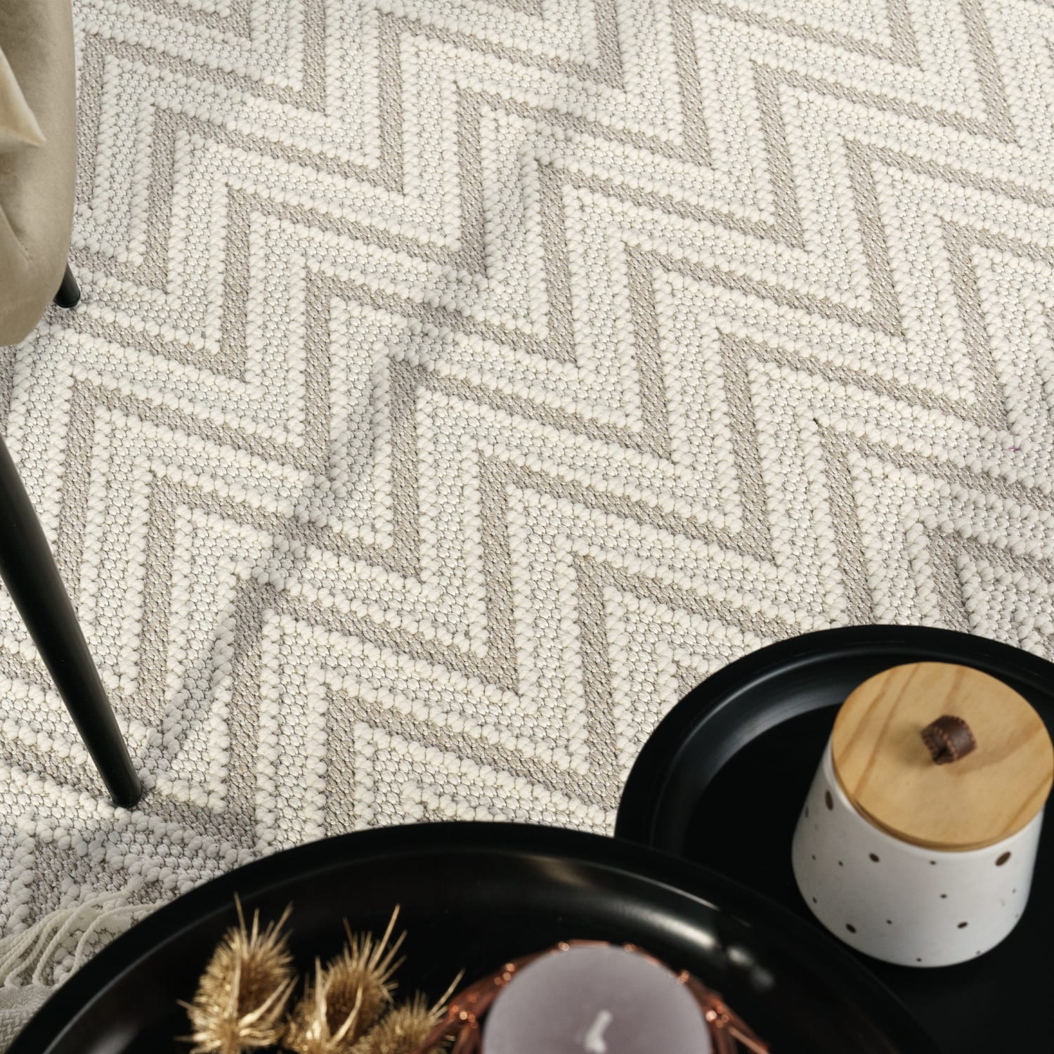 Teppich Buckman Creme