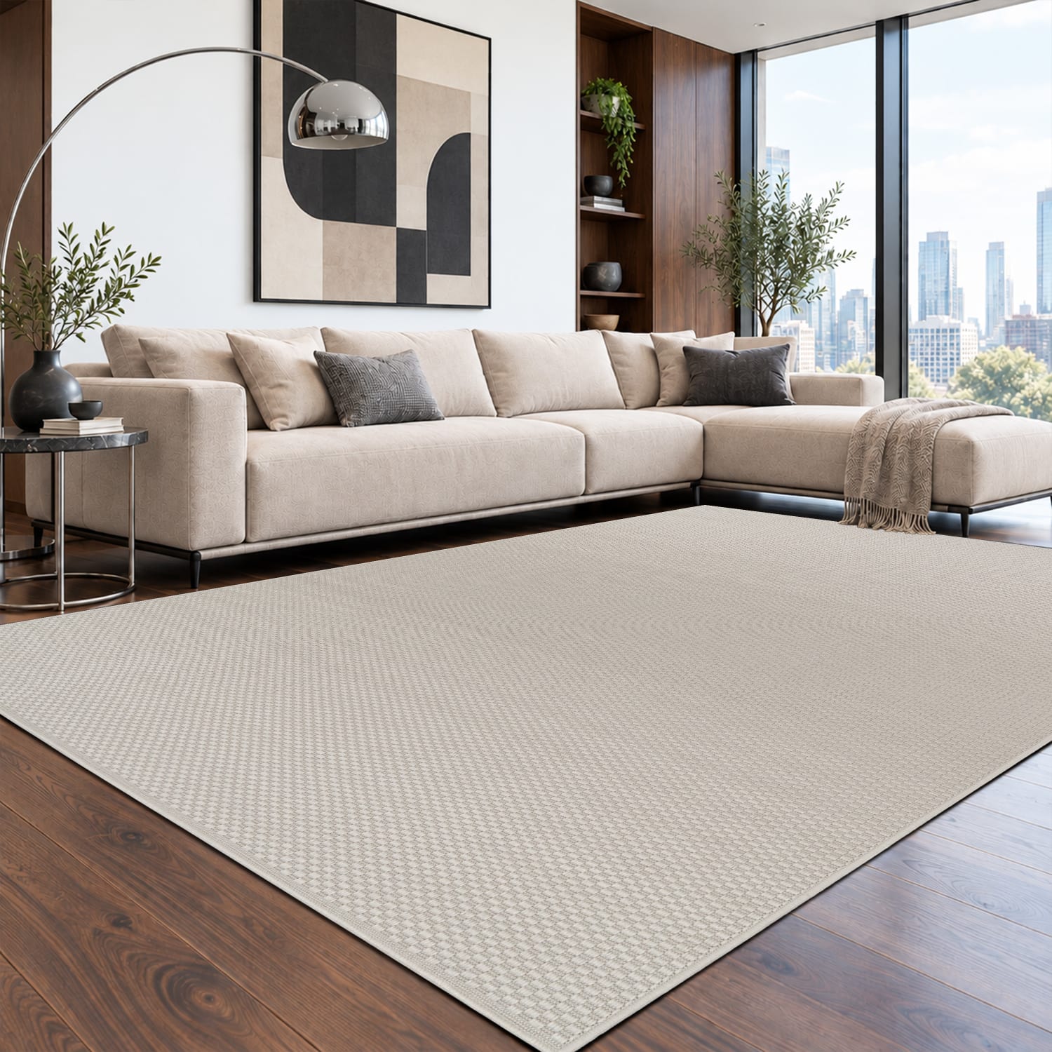 In- & Outdoor-Teppich Venedig Elfenbein
