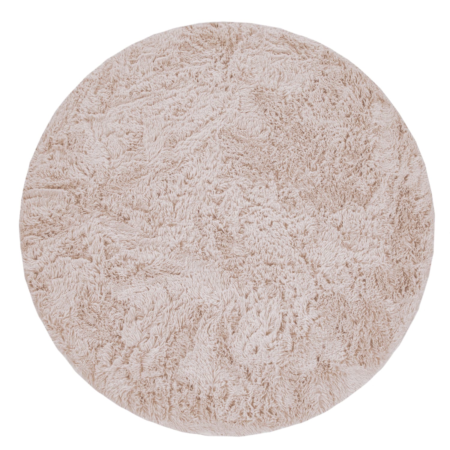 Hochflorteppich Silky Creme