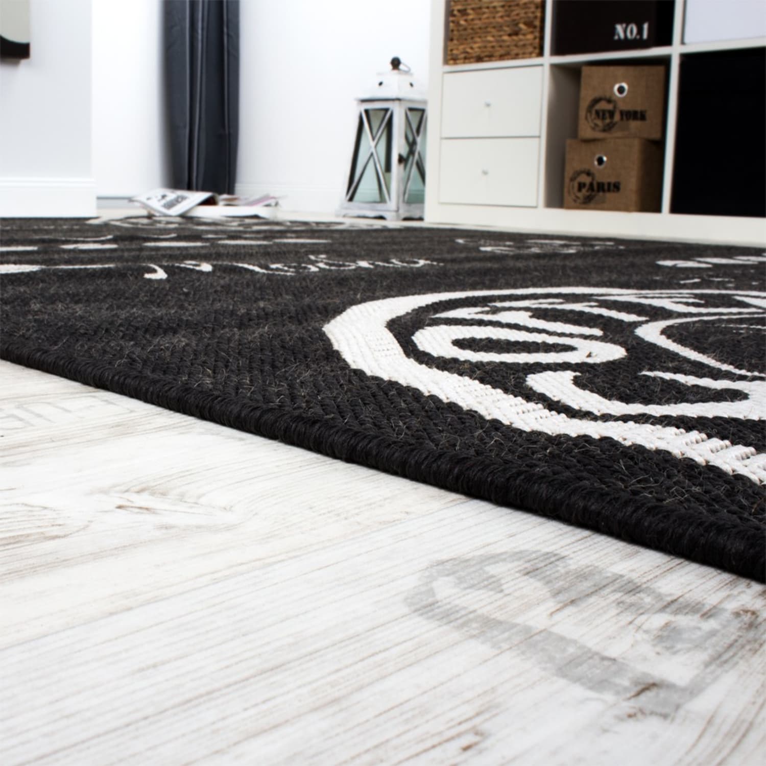 In- & Outdoor-Teppich Country Anthrazit