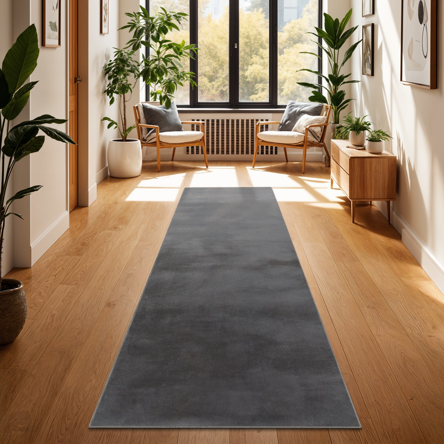 Flauschteppich Soft Anthrazit