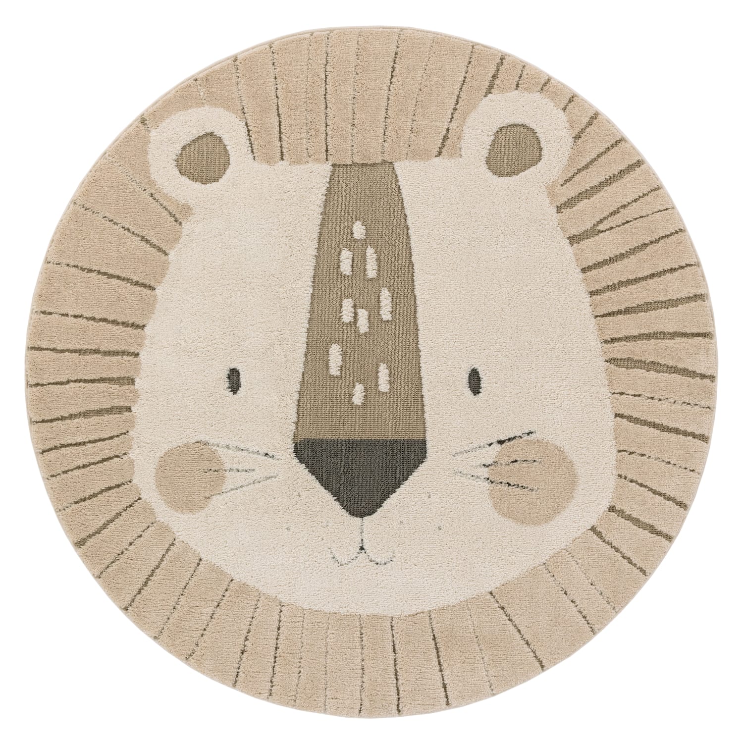 Kinder-Teppich Togo Creme