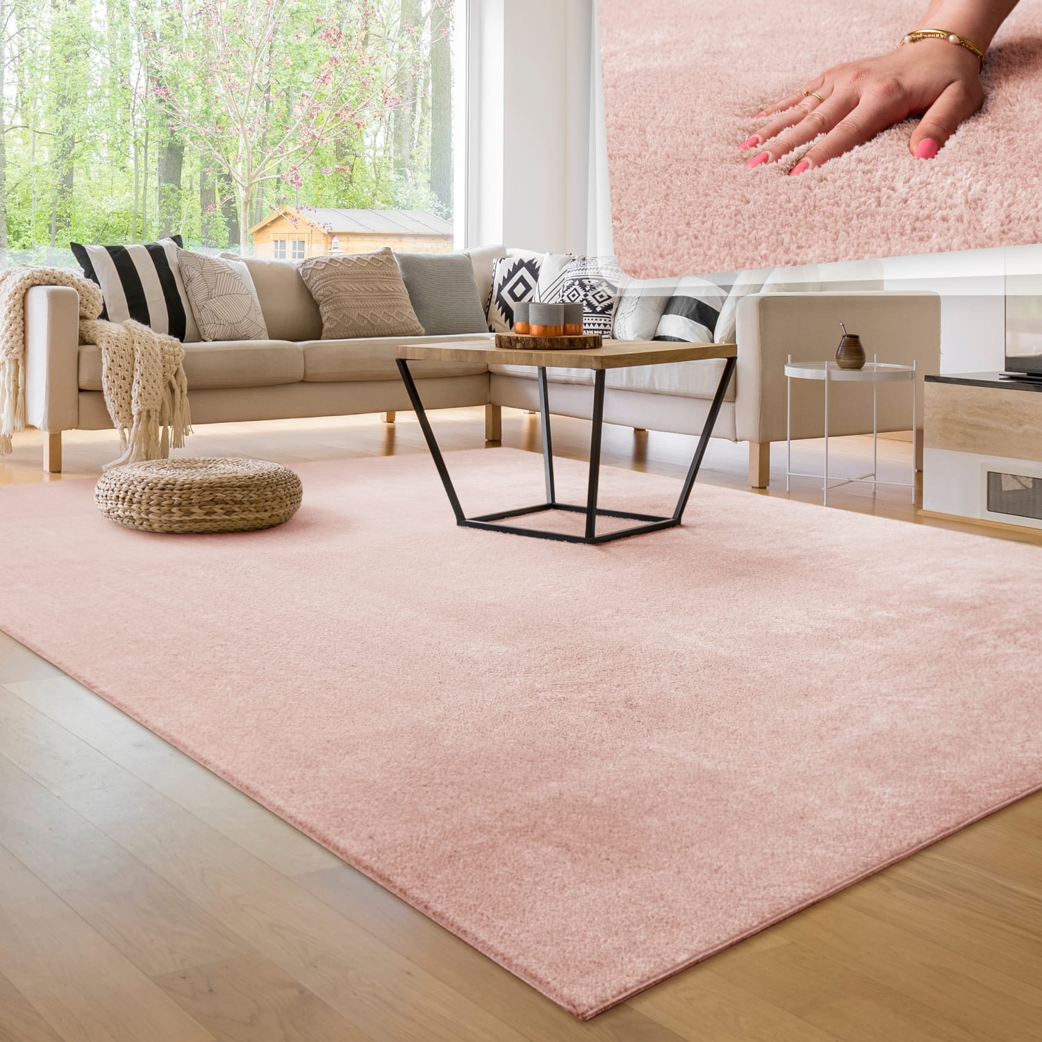 Teppich Cadiz Rosa