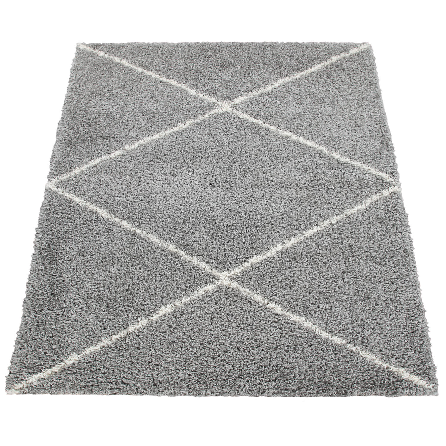 Shaggyteppich Kalmar Grau