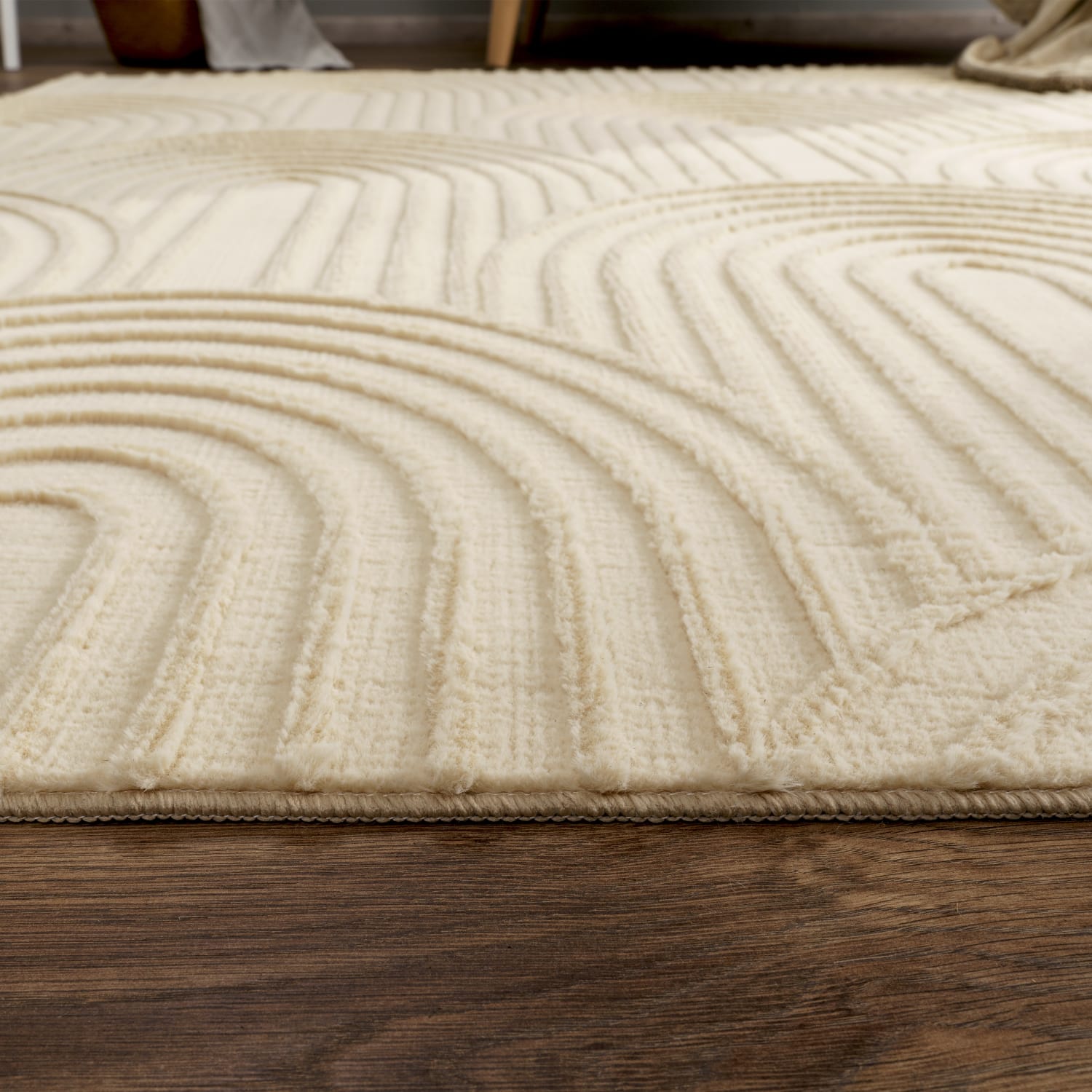 Fell-Teppich Lelystad Beige