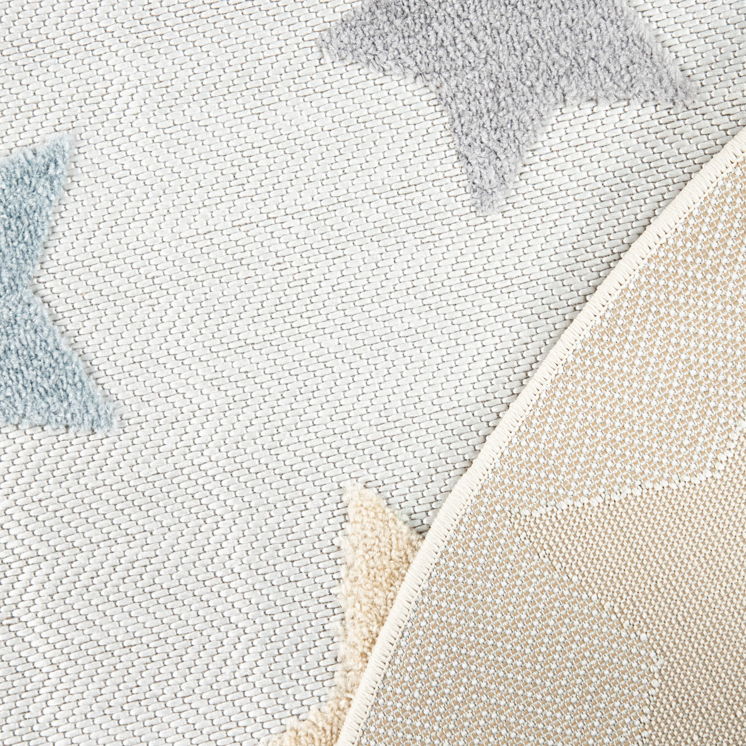 Kinderteppich In- & Outdoor Tweet Creme