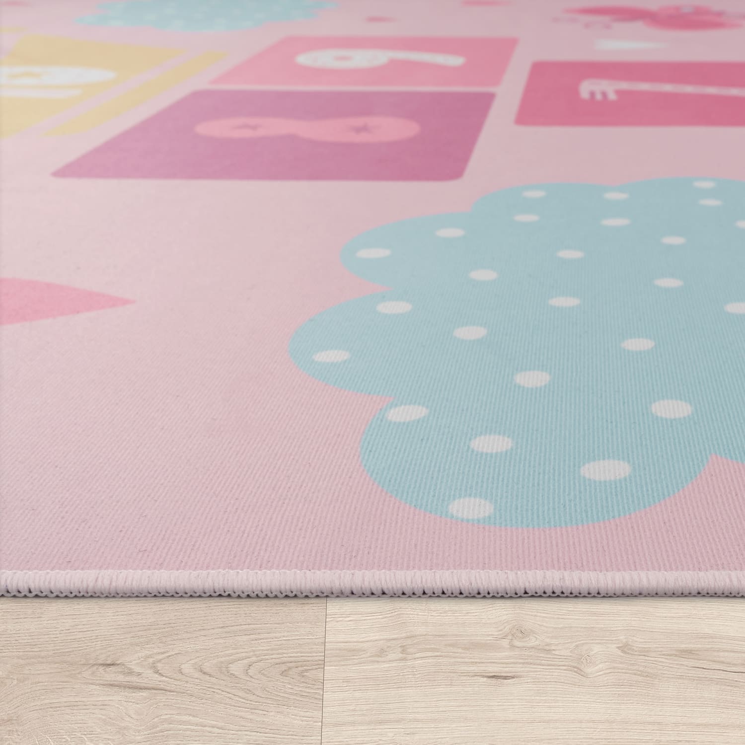 Kinder-Teppich Bino Pink