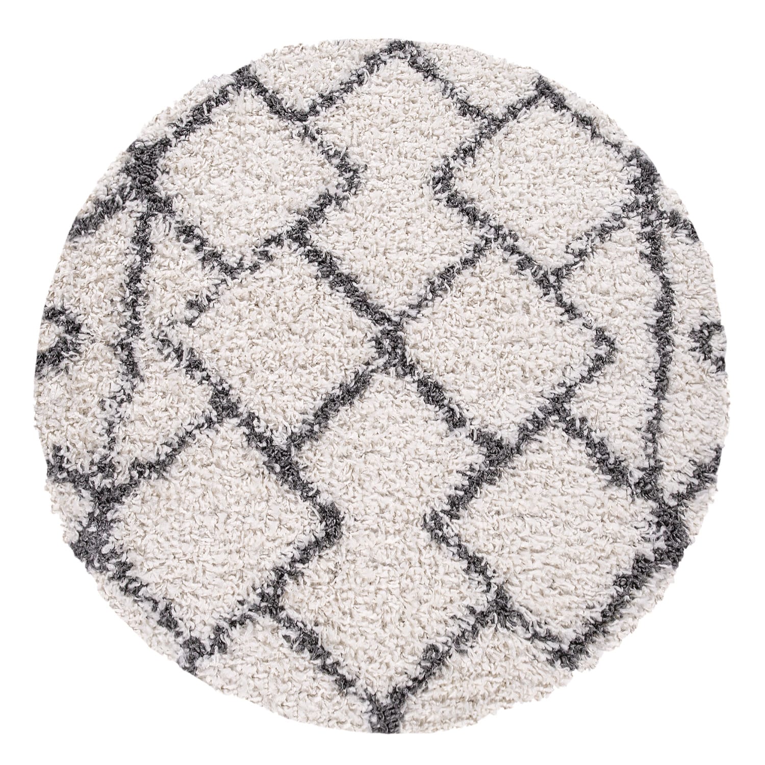 Shaggyteppich Kalmar Creme-Anthrazit