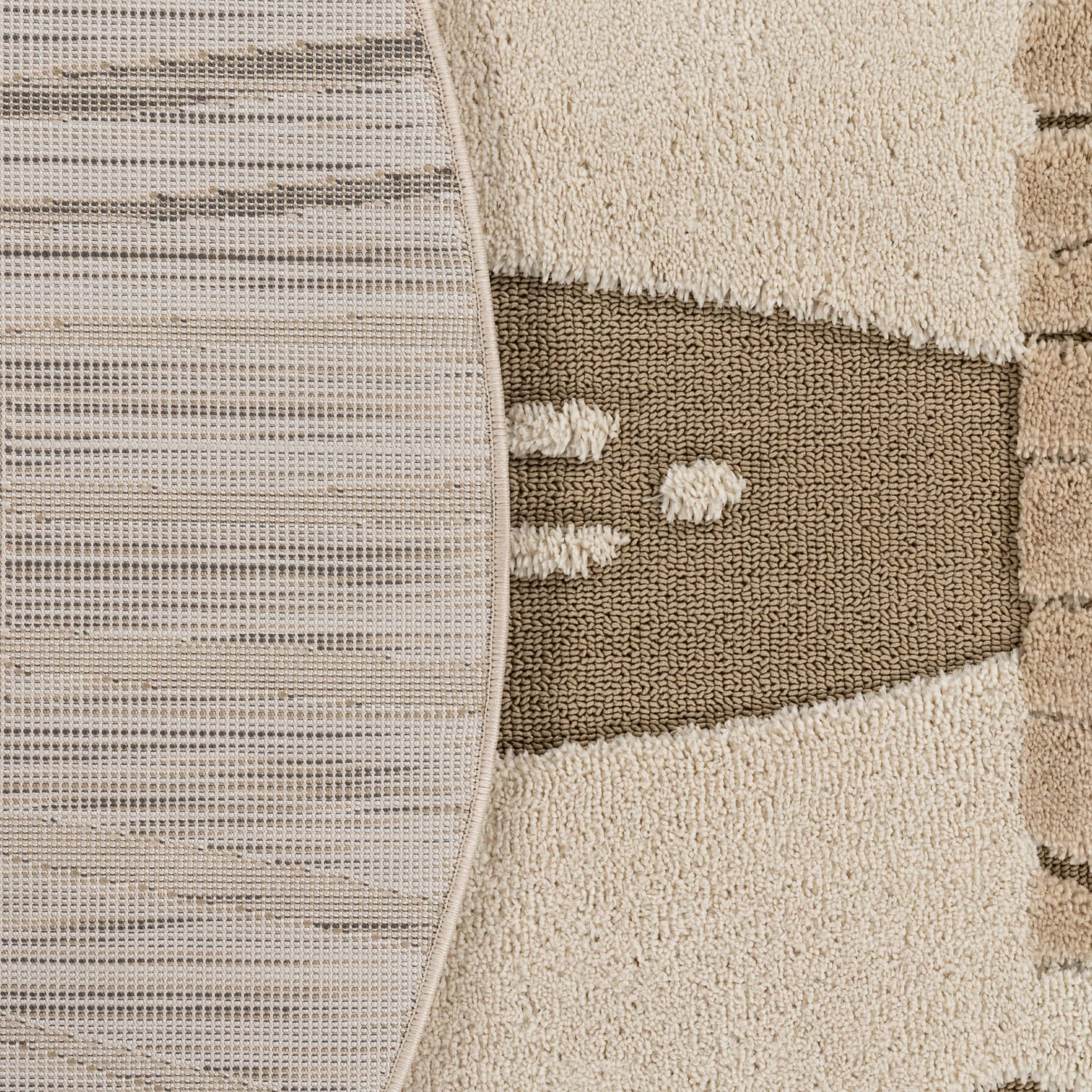 Kinder-Teppich Togo Creme